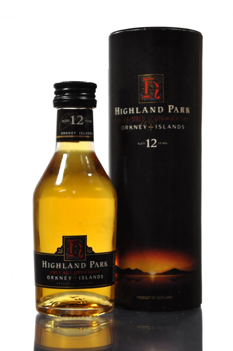 Highland Park 12 Year Old Miniature