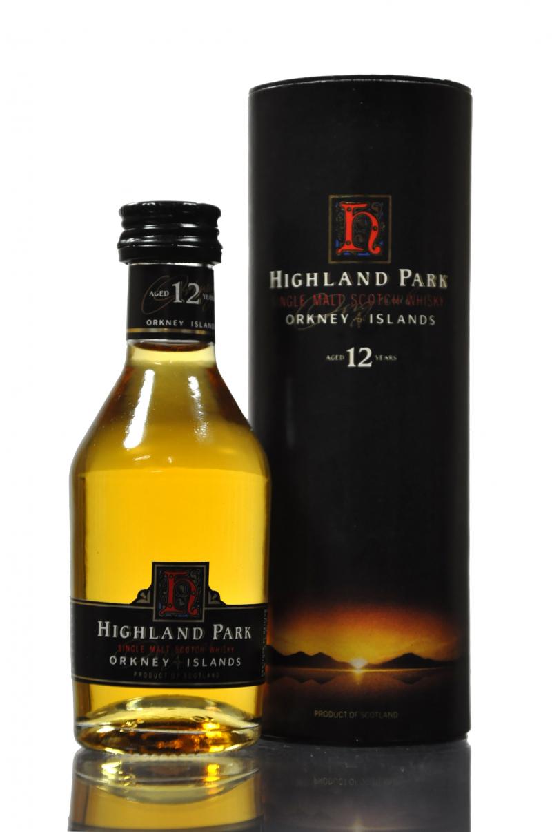 Highland Park 12 Year Old Miniature