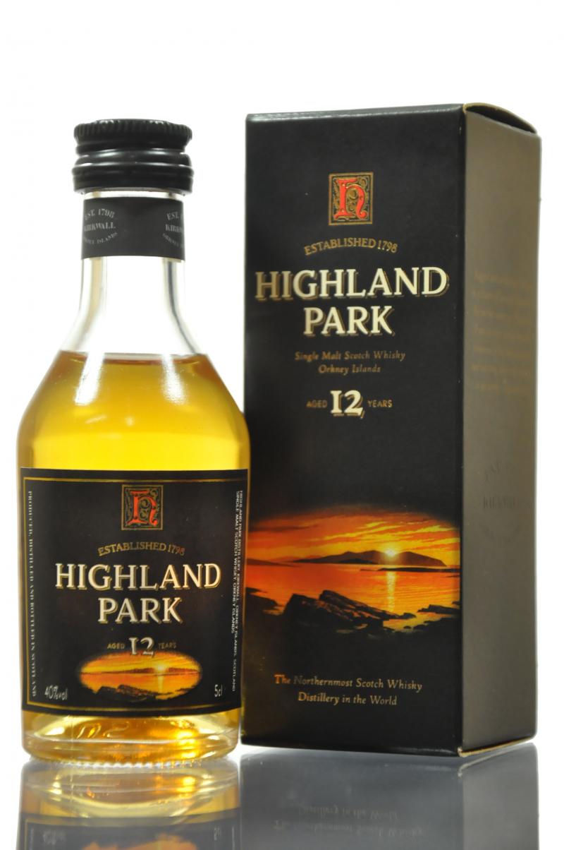 Highland Park 12 Year Old Miniature