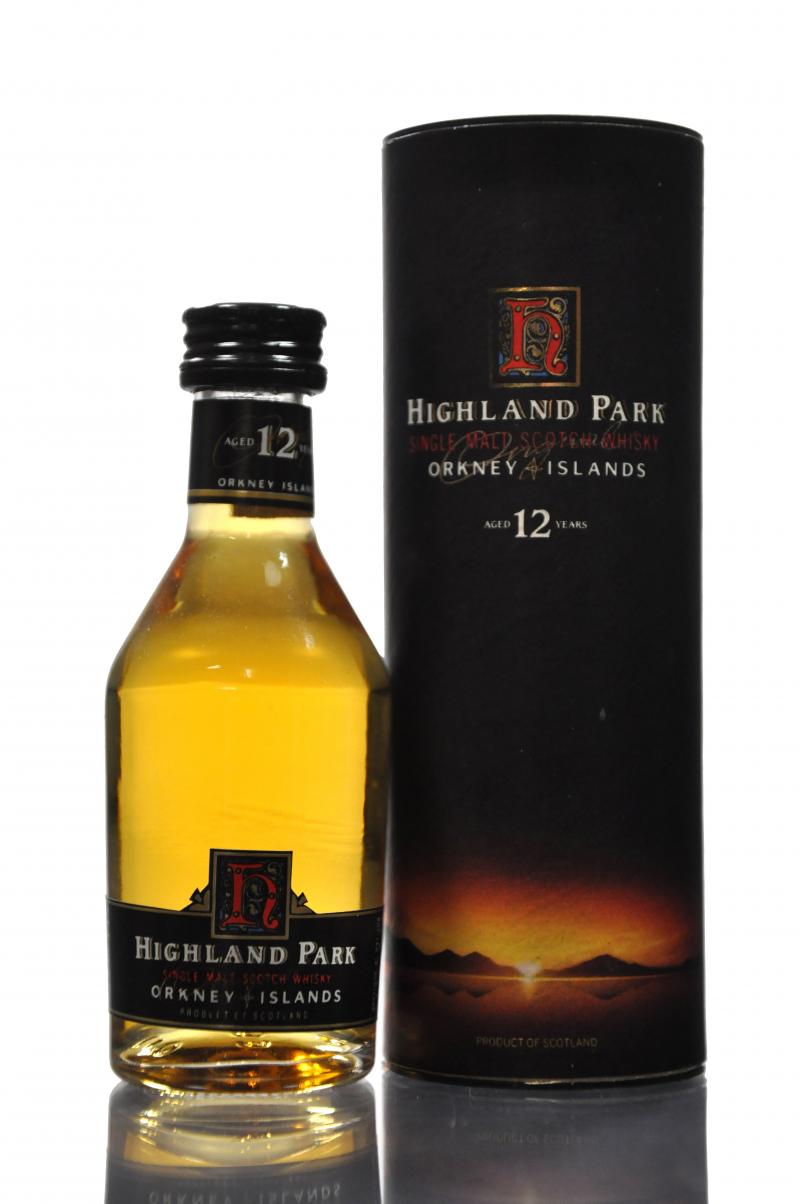 Highland Park 12 Year Old Miniature