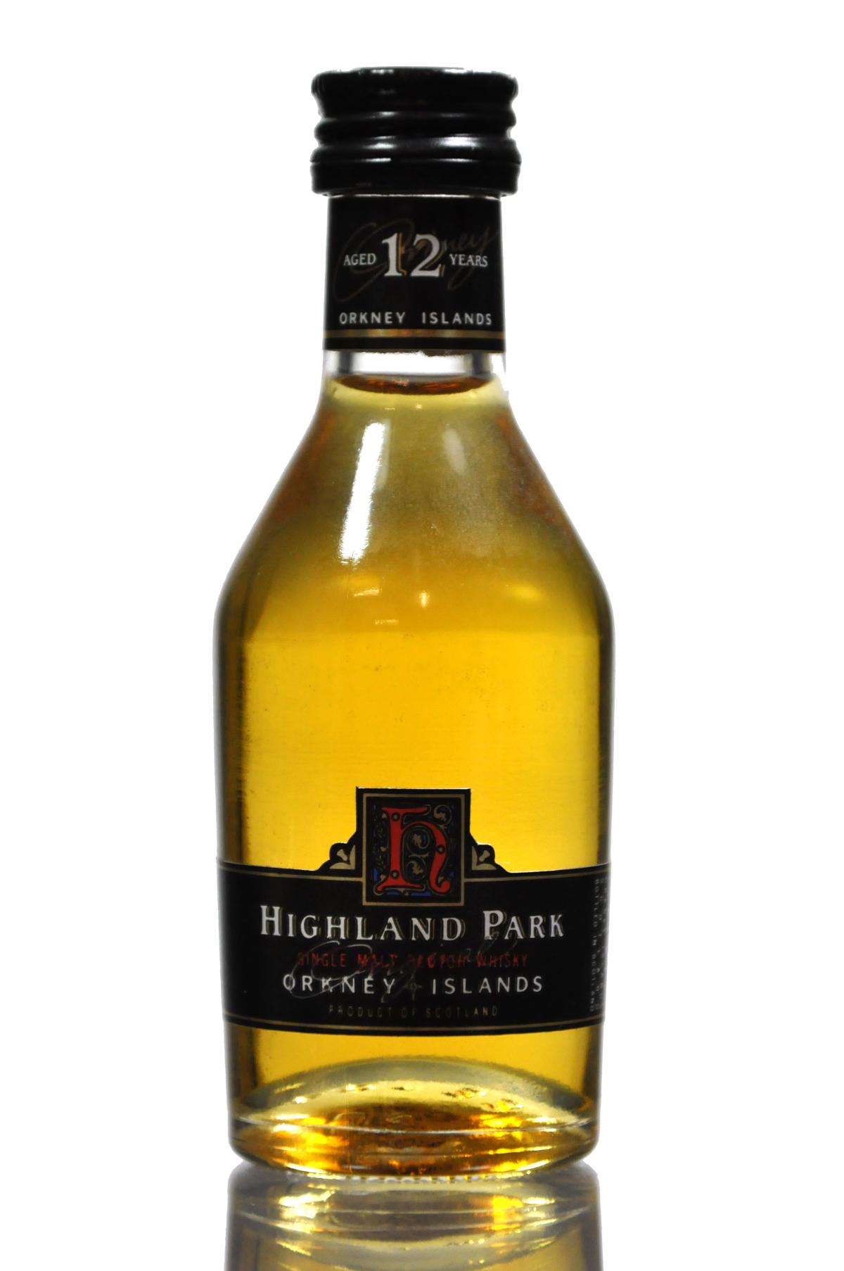 Highland Park 12 Year Old Miniature