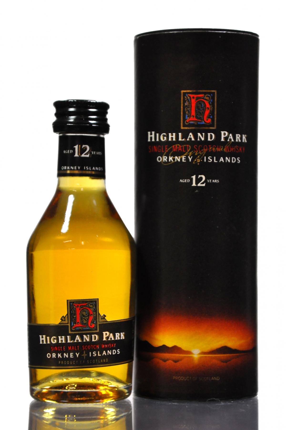 Highland Park 12 Year Old Miniature