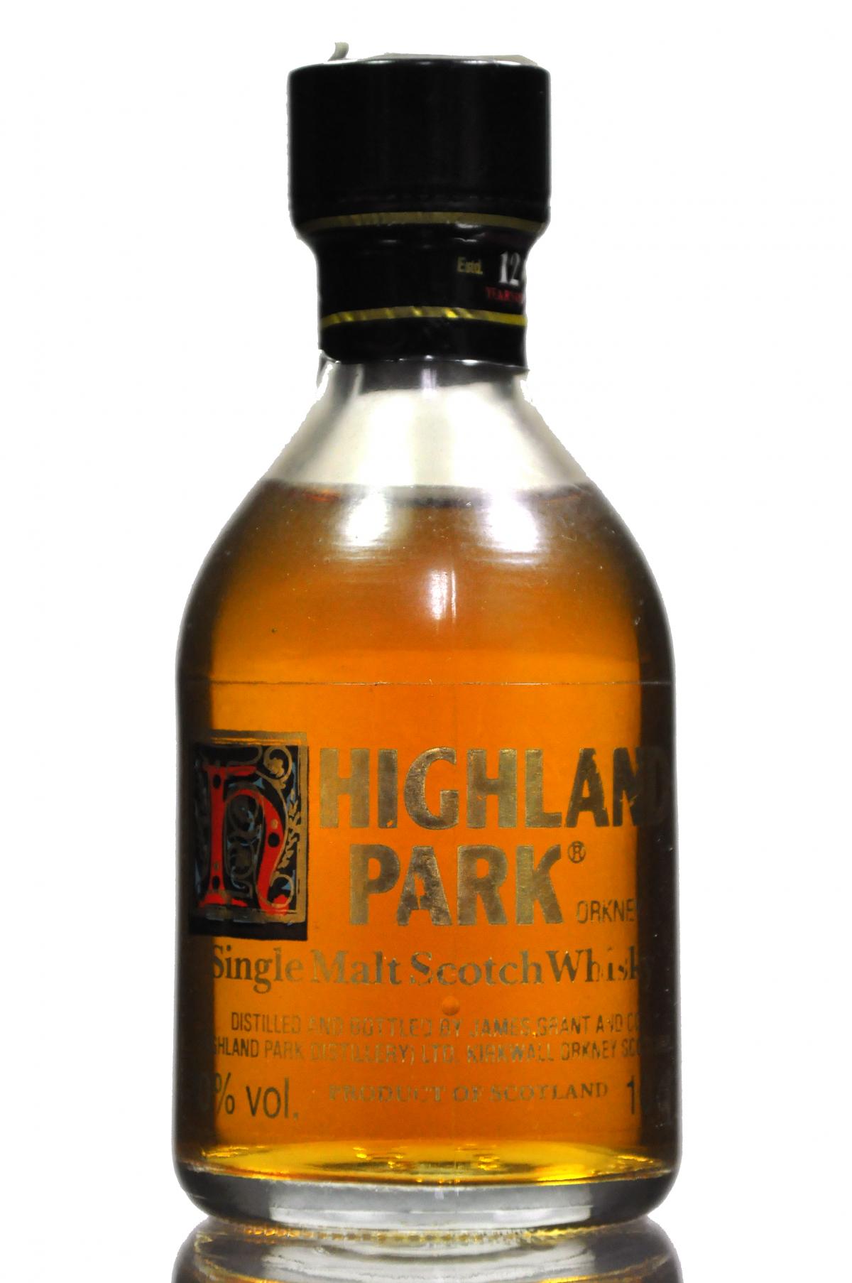 Highland Park 12 Year Old Miniature