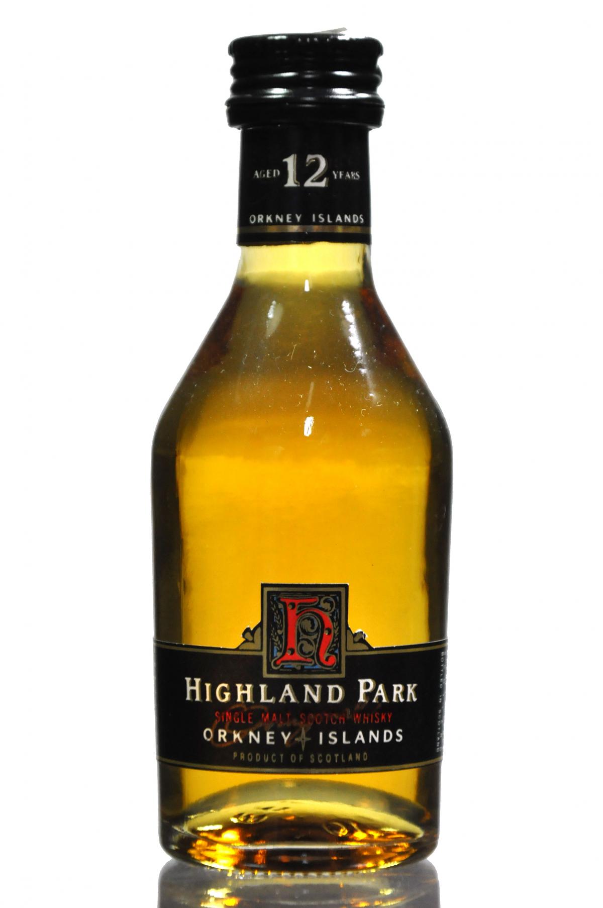 Highland Park 12 Year Old Miniature