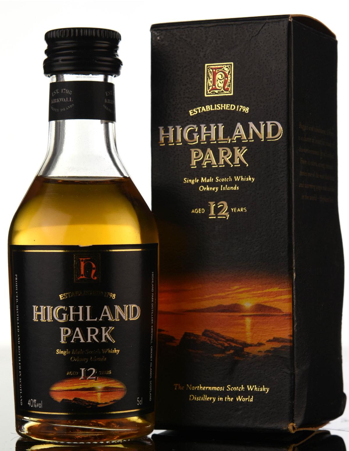 Highland Park 12 Year Old Miniature