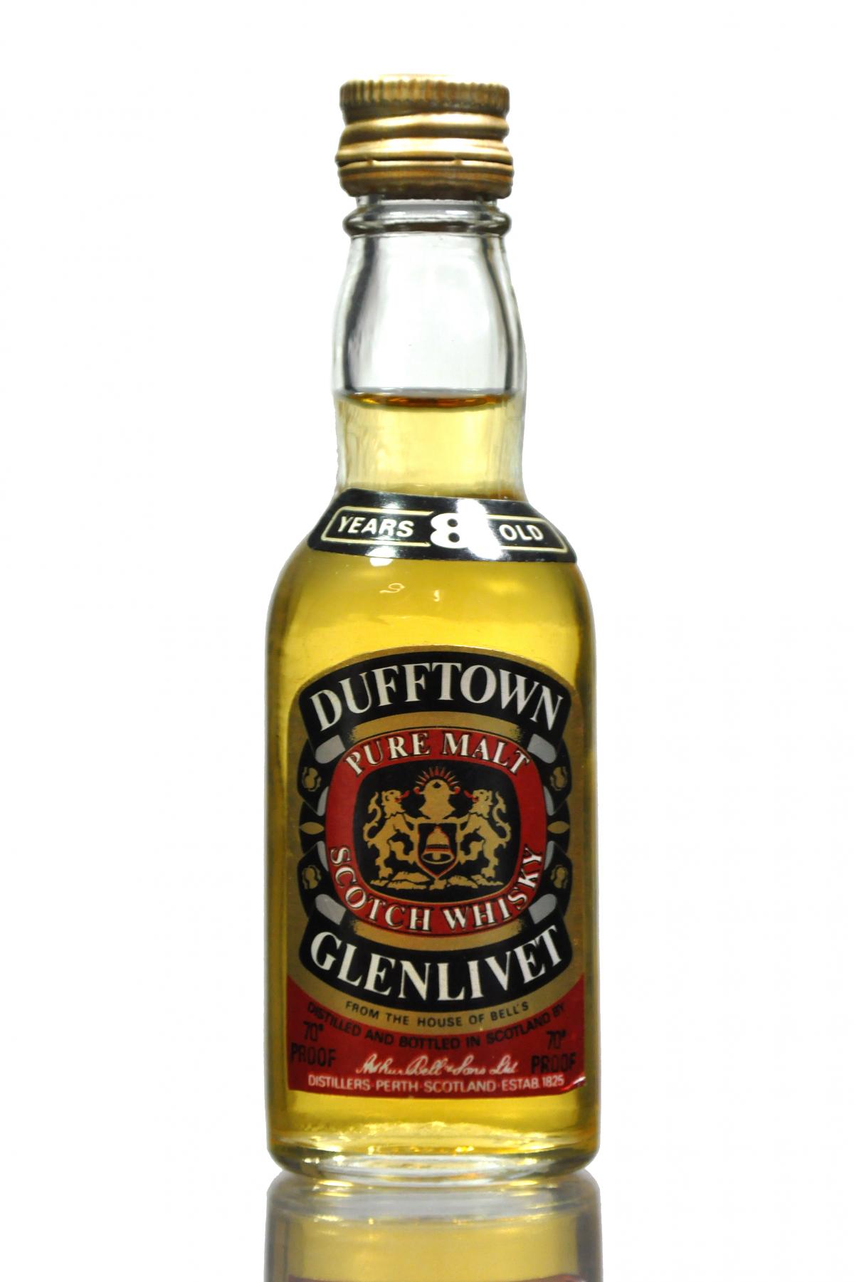 Dufftown-Glenlivet 8 Year Old Miniature