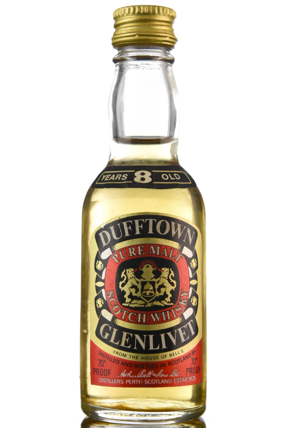 Dufftown-Glenlivet 8 Year Old Miniature