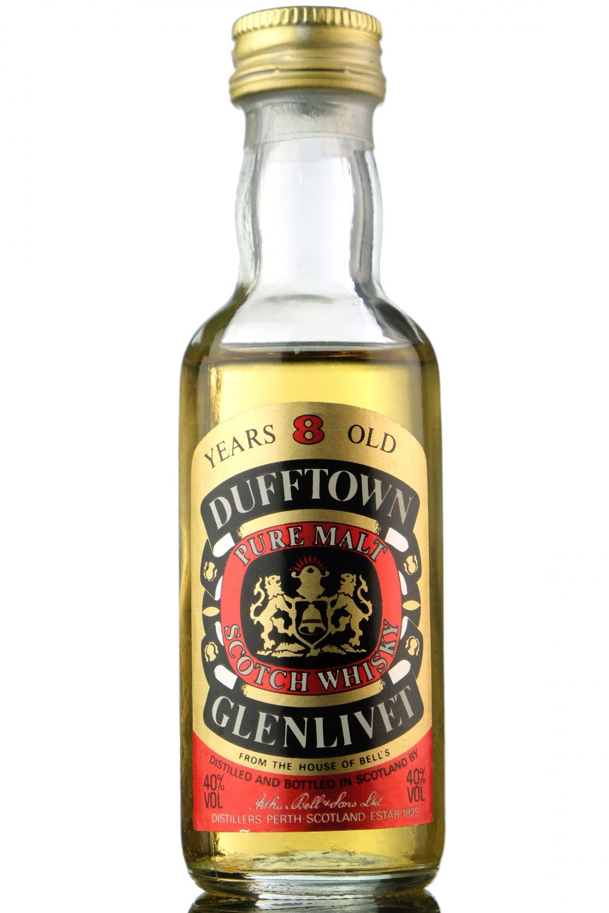 Dufftown-Glenlivet 8 Year Old Miniature