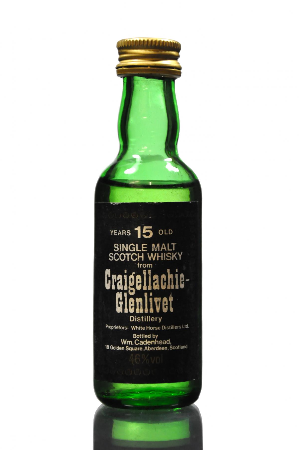 Craigellachie-Glenlivet 15 Year Old - Cadenhead Miniature