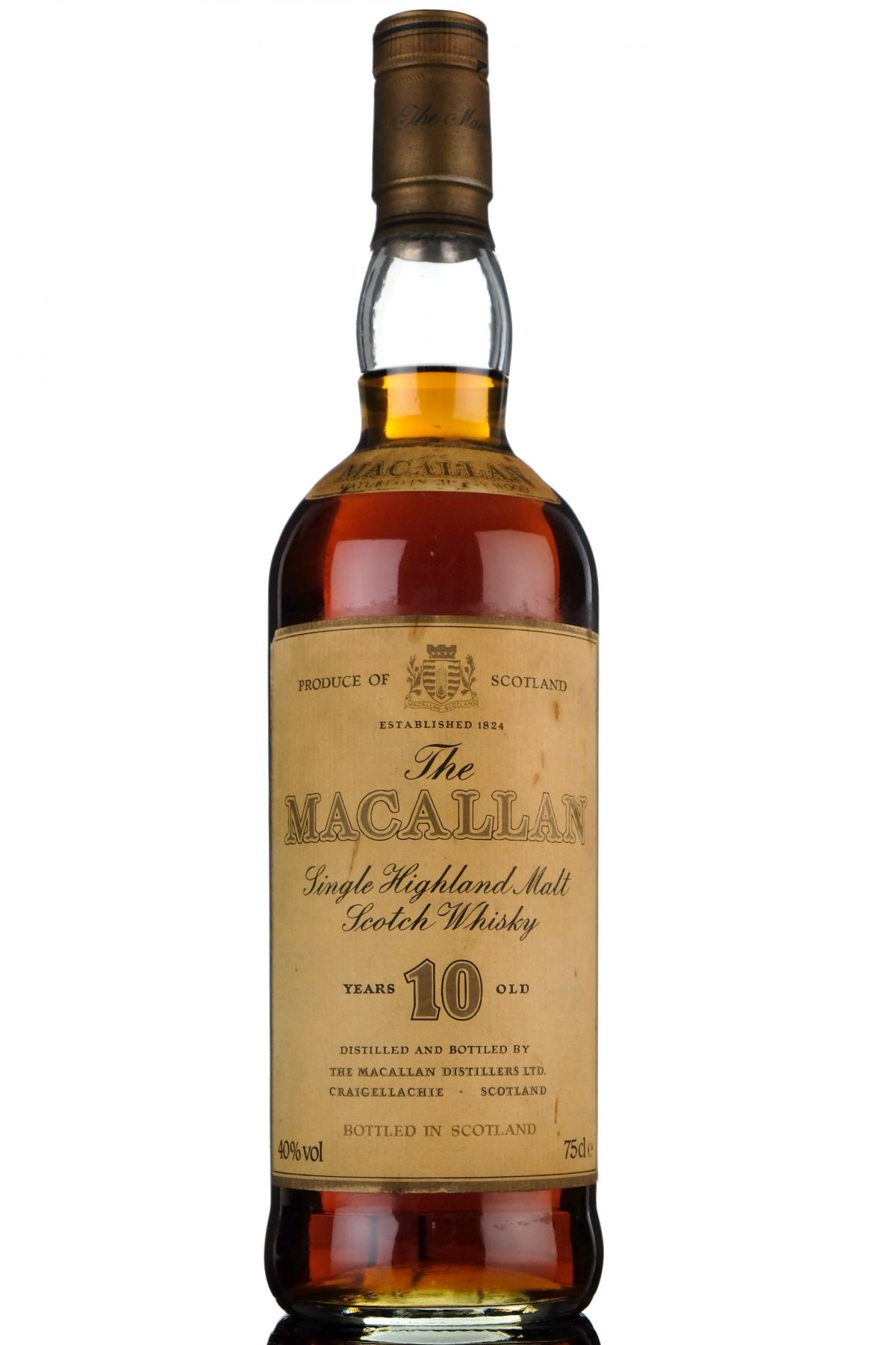 Macallan 10 Year Old - Circa 1990