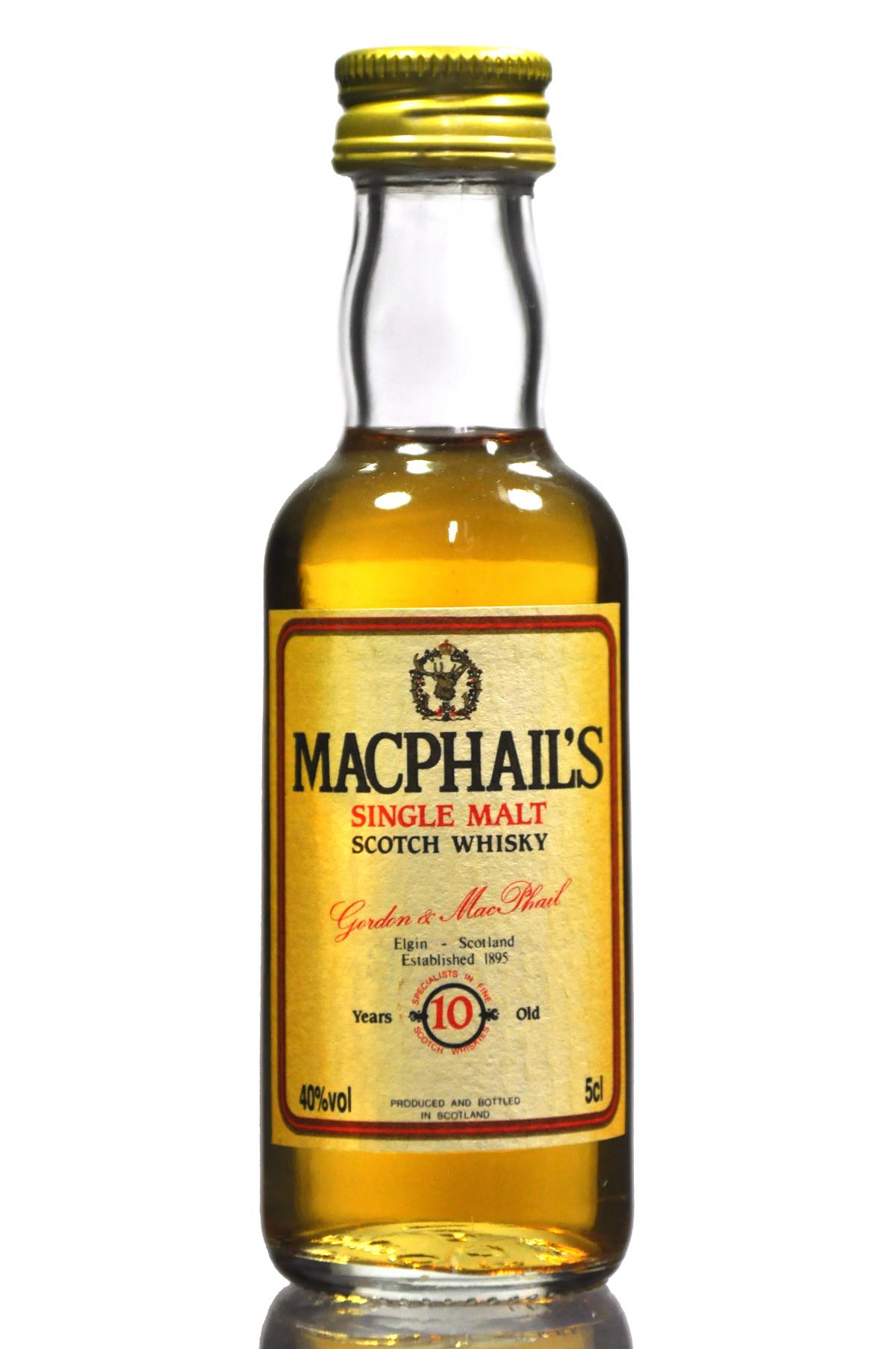 MacPhails 10 Year Old - Gordon & MacPhail Miniature