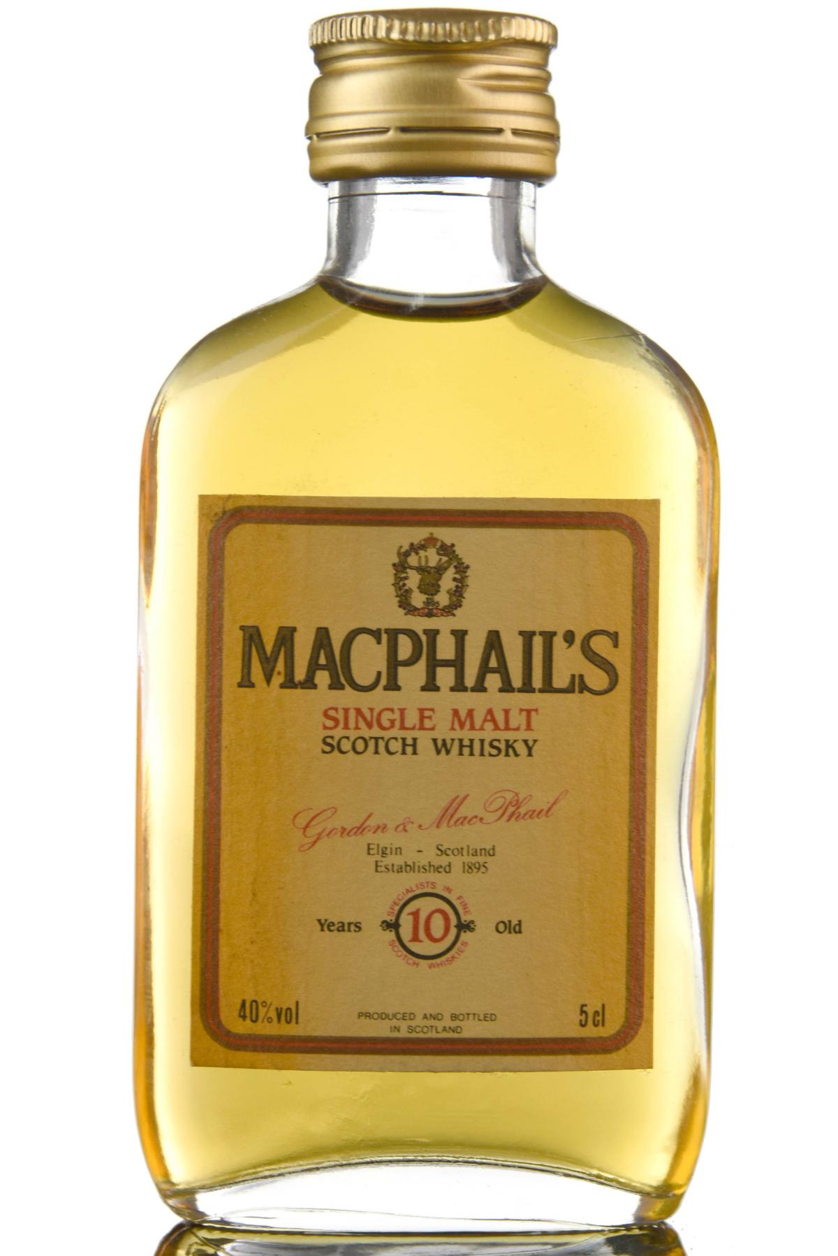 MacPhails 10 Year Old - Gordon & MacPhail Miniature