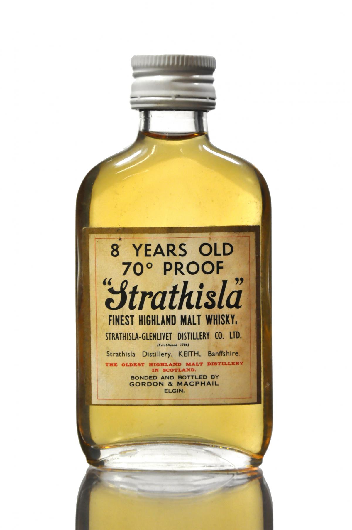 Strathisla 8 Year Old - 70 Proof - Gordon & MacPhail Miniature