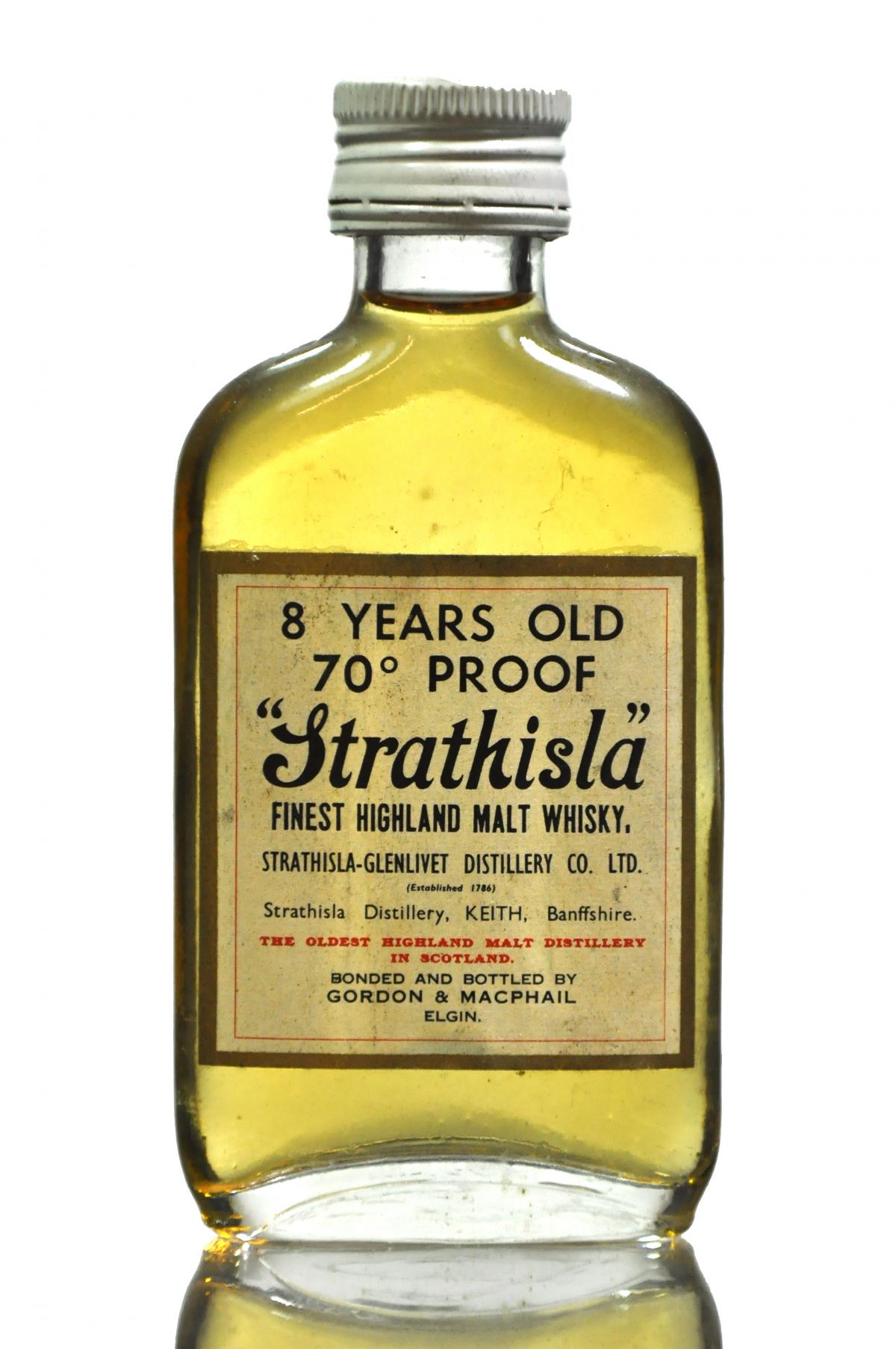 Strathisla 8 Year Old - 70 Proof - Gordon & MacPhail Miniature