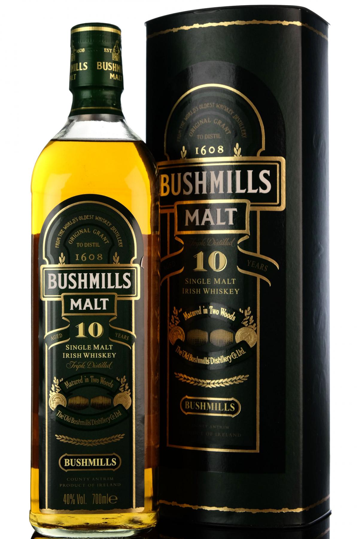 Bushmills 10 Year Old - Irish Whiskey