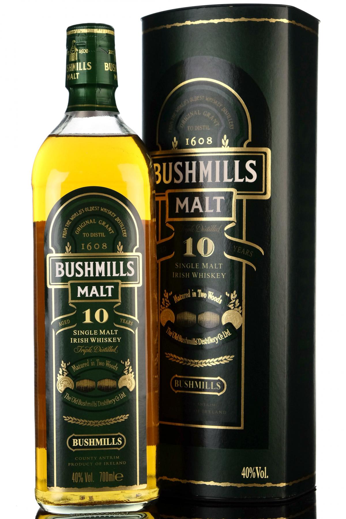 Bushmills 10 Year Old - Irish Whiskey