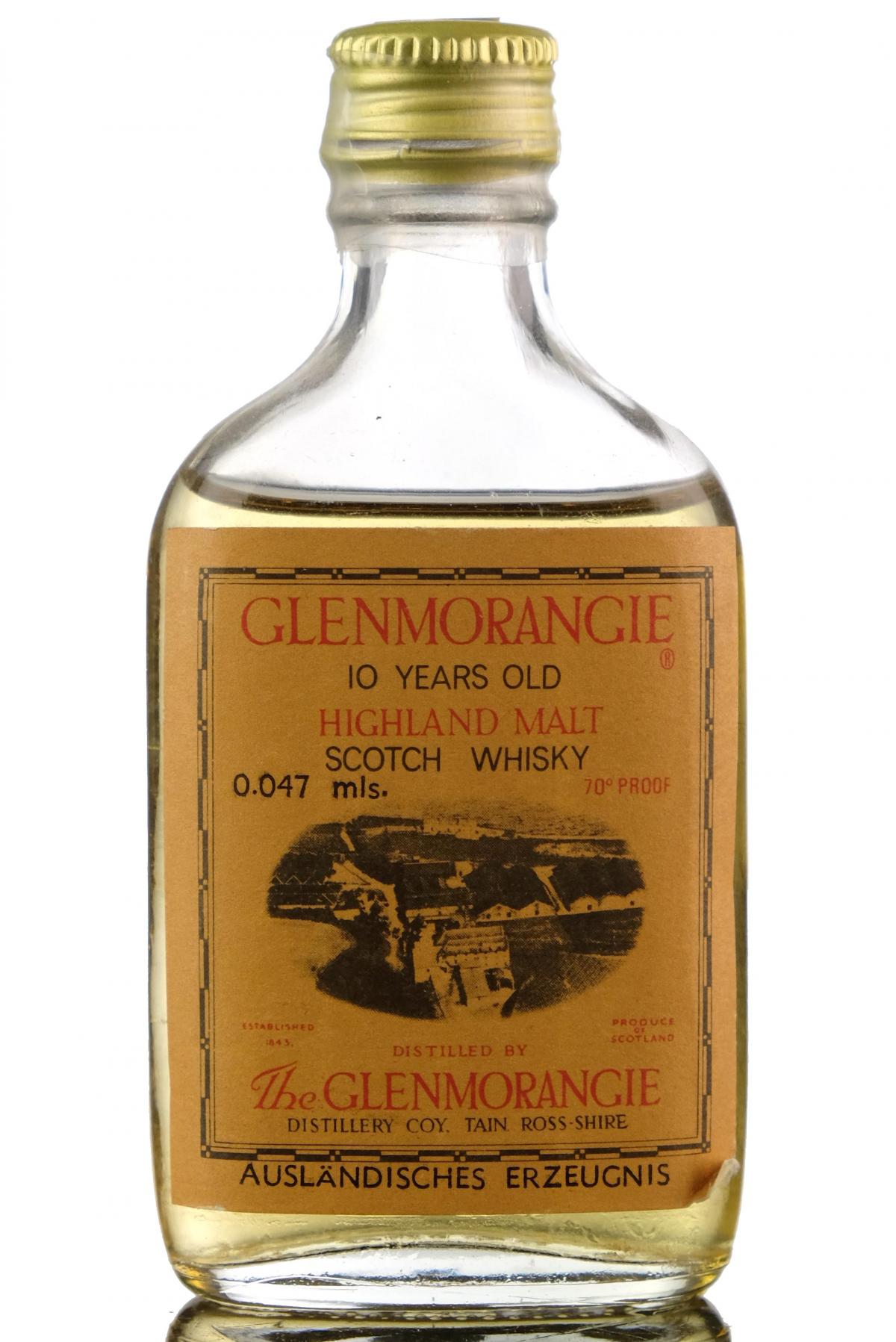 Glenmorangie 10 Year Old - 70 Proof Miniature