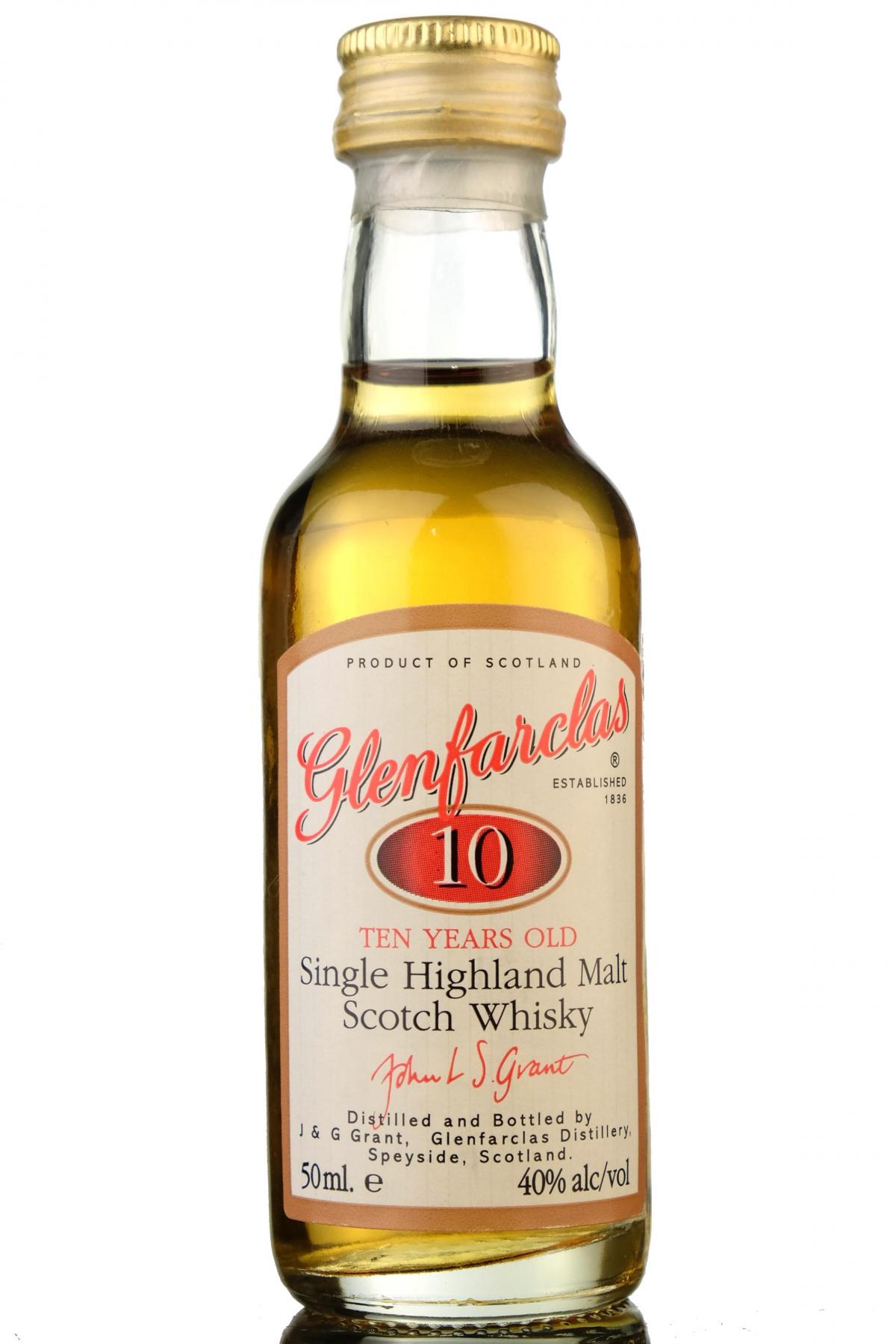 Glenfarclas 10 Year Old Miniature