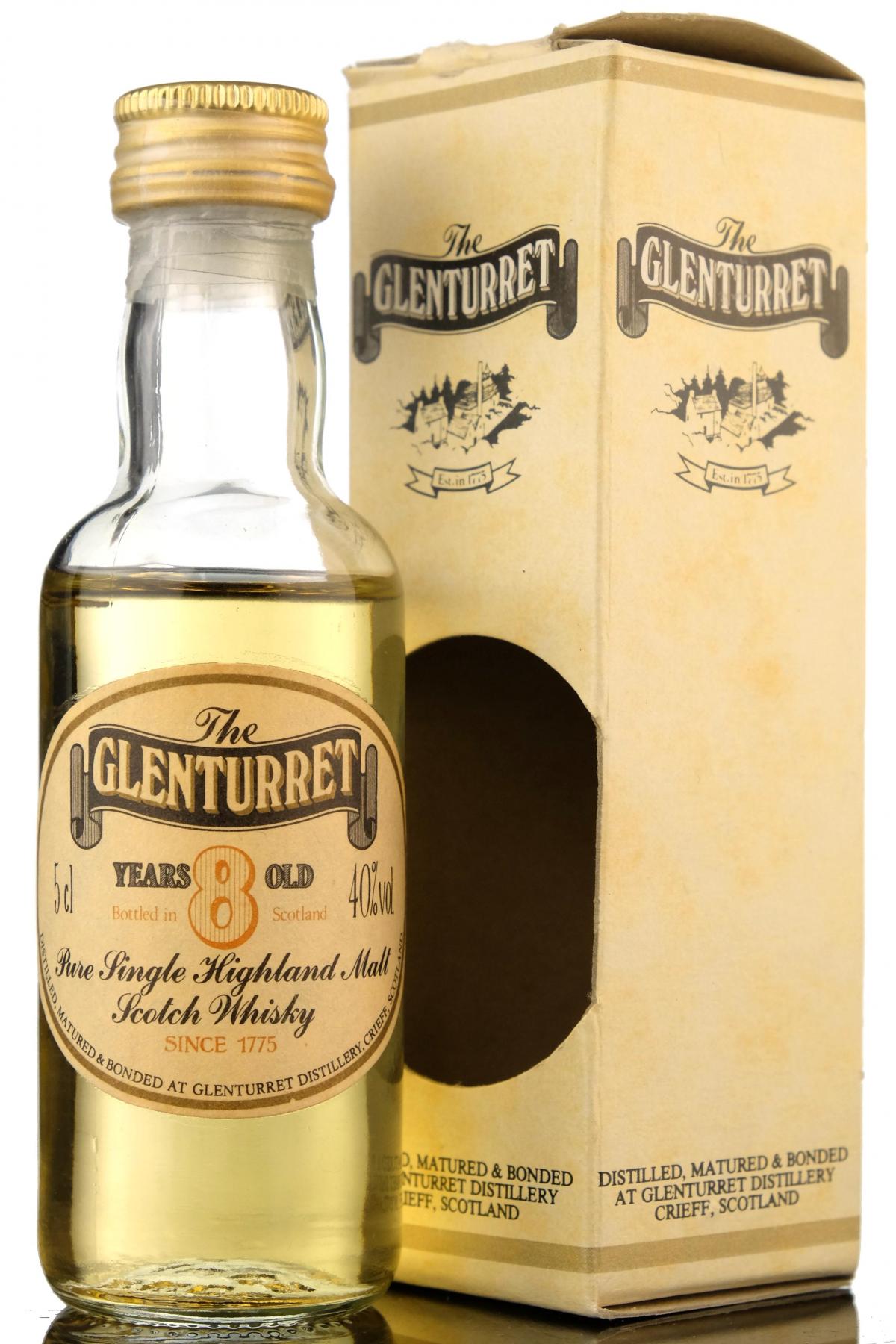 Glenturret 8 Year Old Miniature