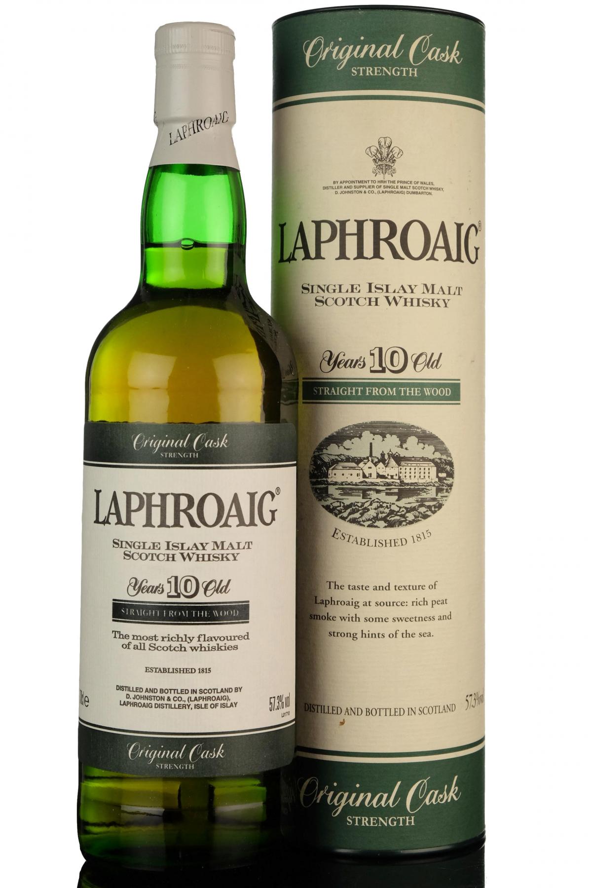 Laphroaig 10 Year Old - Original Cask Strength - 57.3%