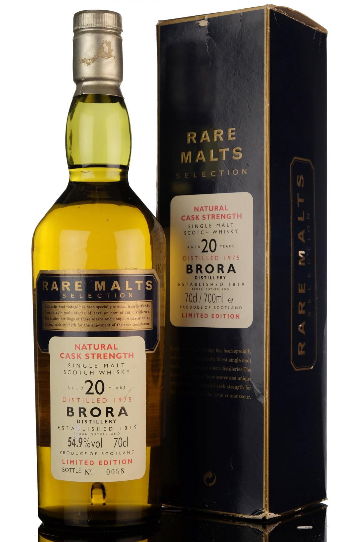 Brora 1975 - 20 Year Old - Rare Malts 54.9%