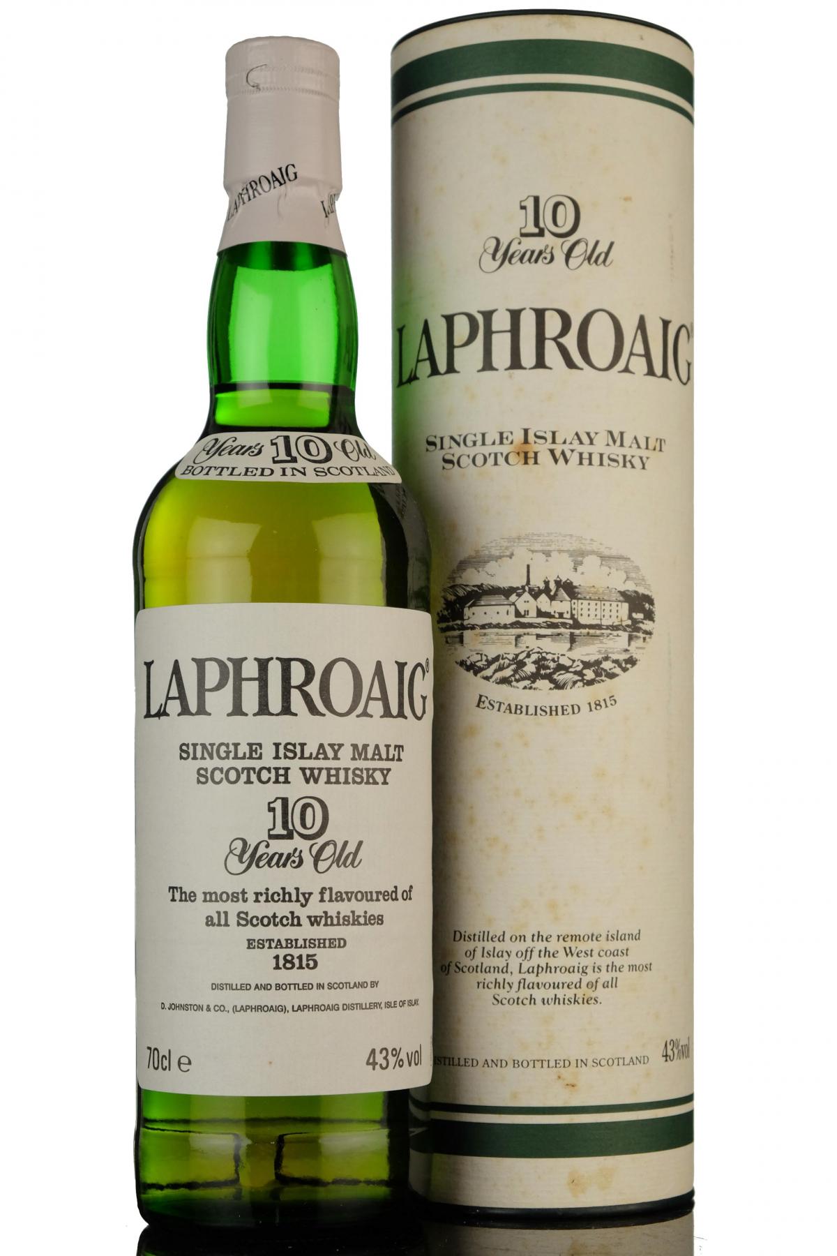 Laphroaig 10 Year Old - Early 1990s