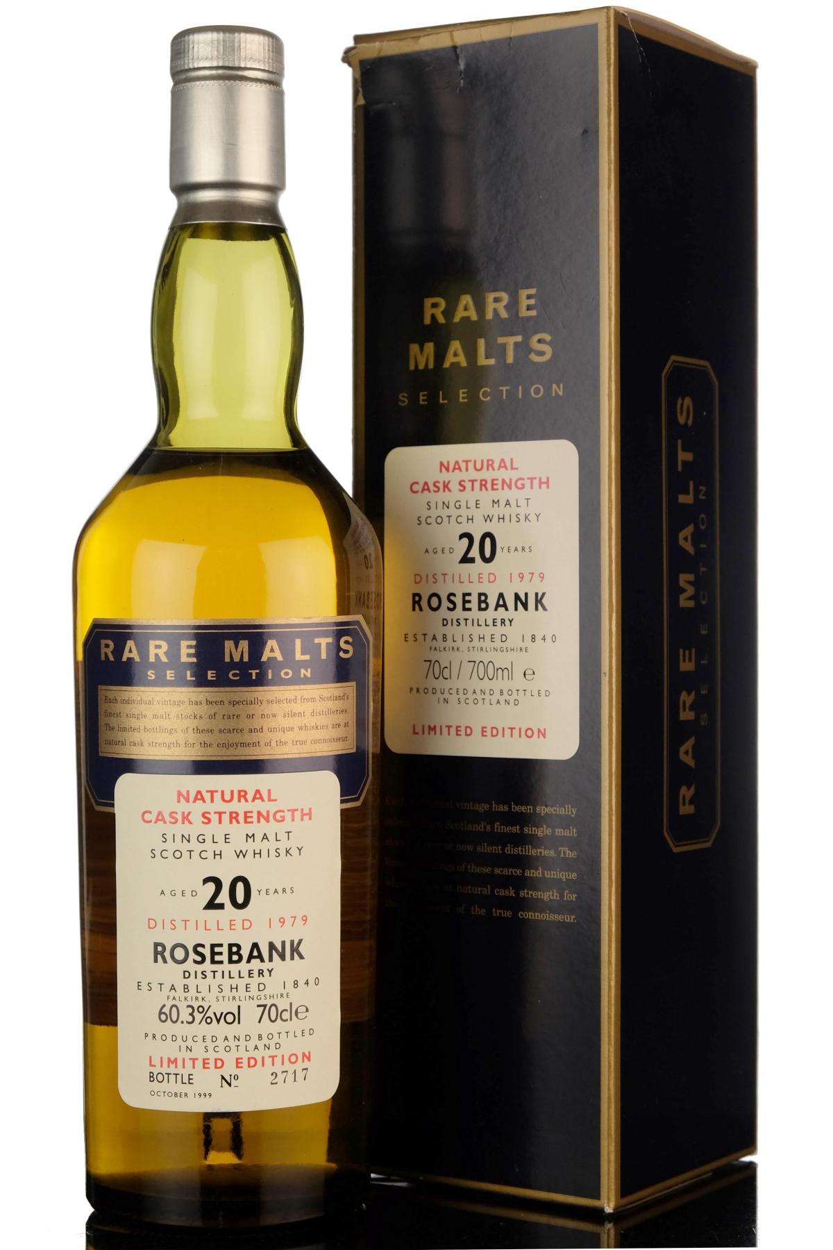 Rosebank 1979-1999 - 20 Year Old - Rare Malts 60.3%