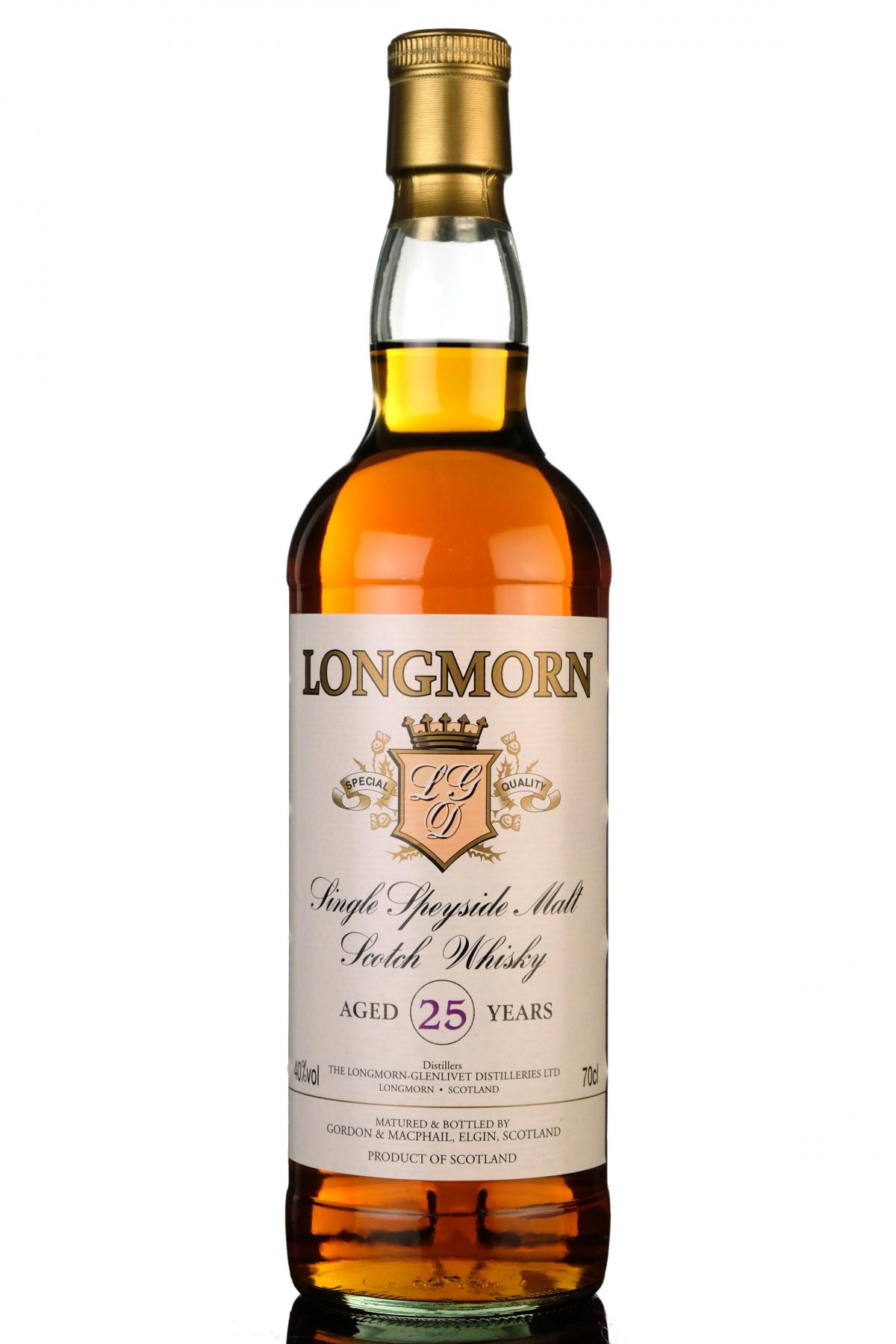 Longmorn 25 Year Old - Gordon & MacPhail