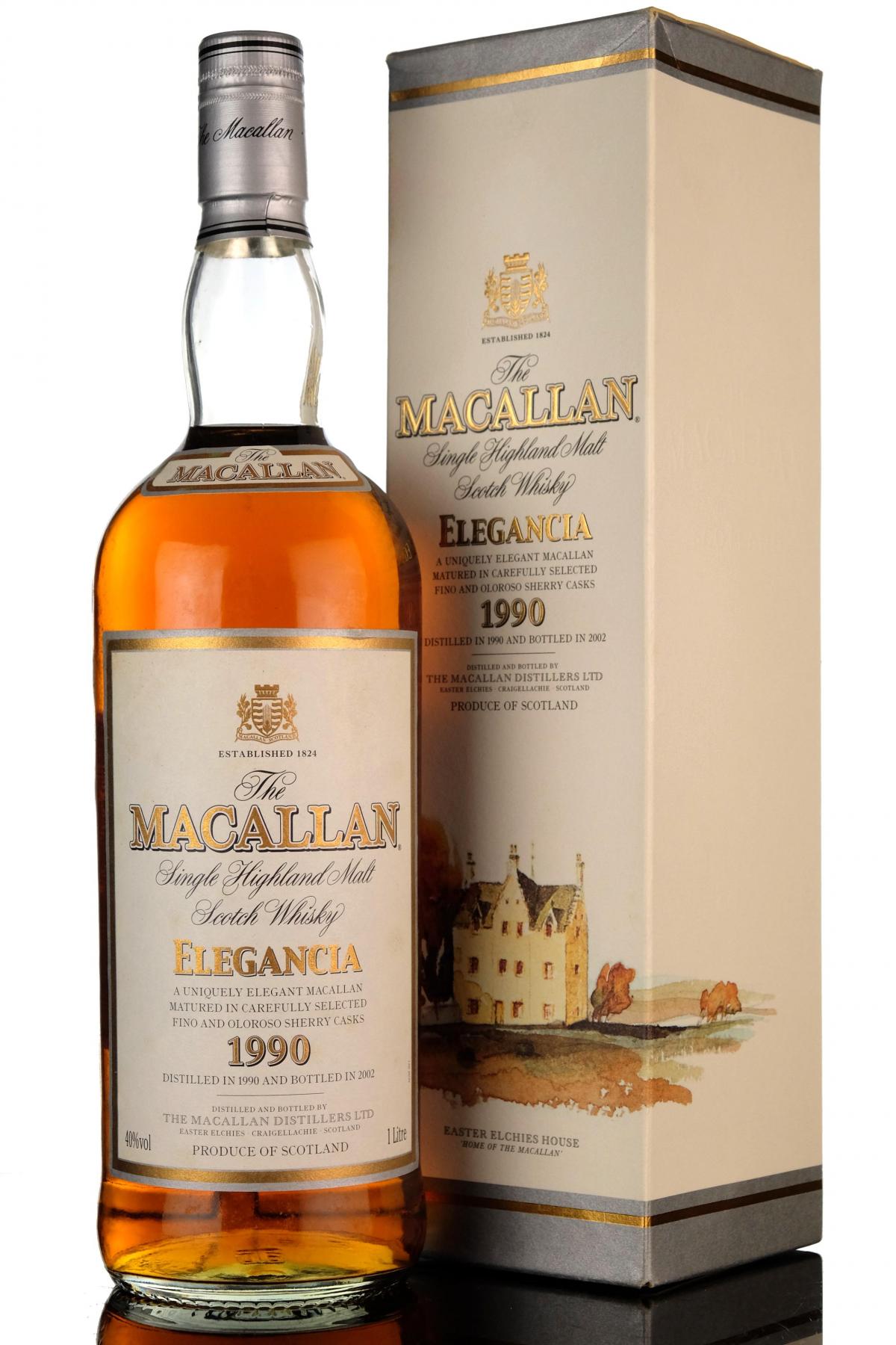 Macallan 1990-2002 - Elegancia - 1 Litre