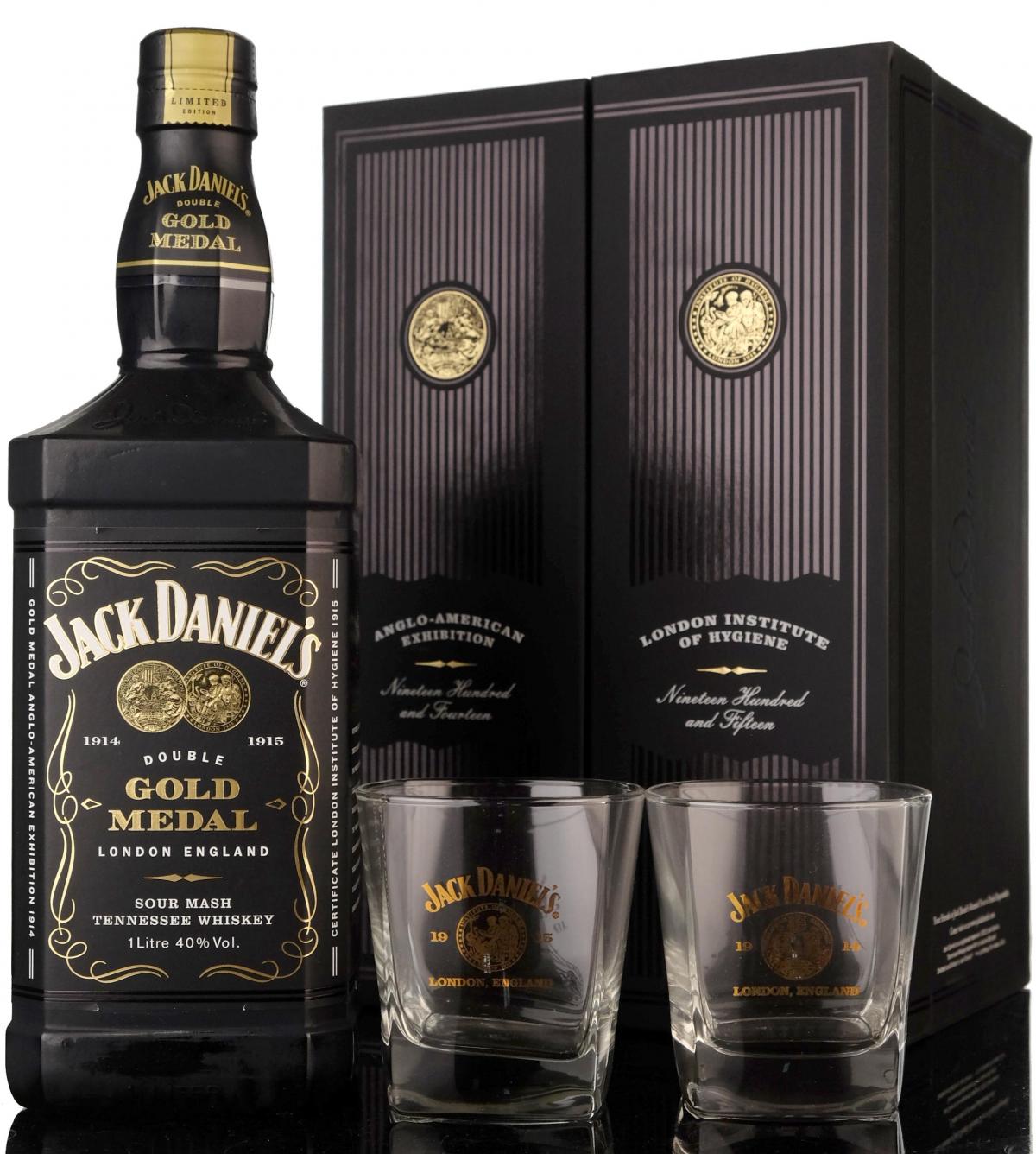 Jack Daniels Double Gold Medal - Presentation Set - 1 Litre