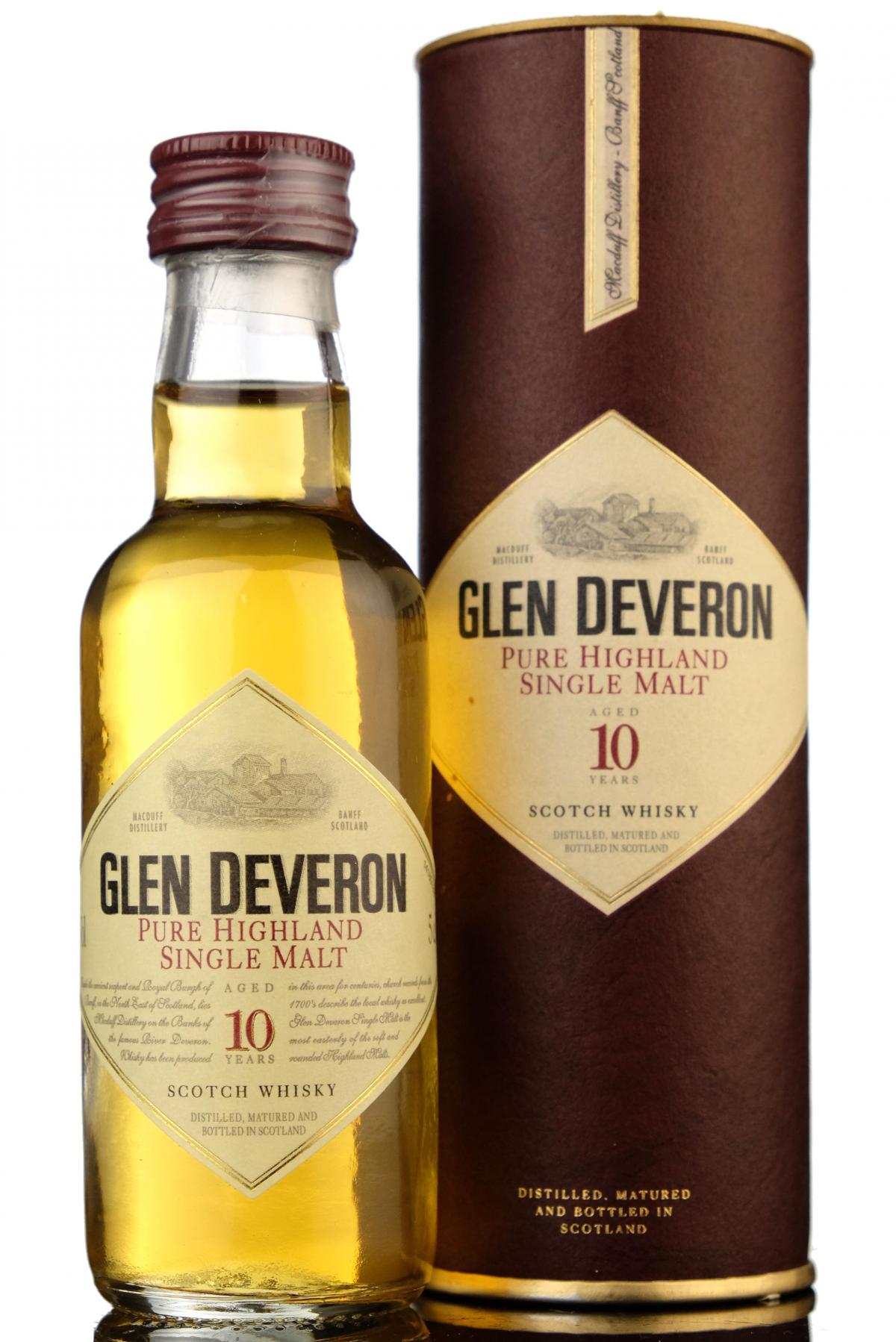 Glen Deveron 10 Year Old Miniature