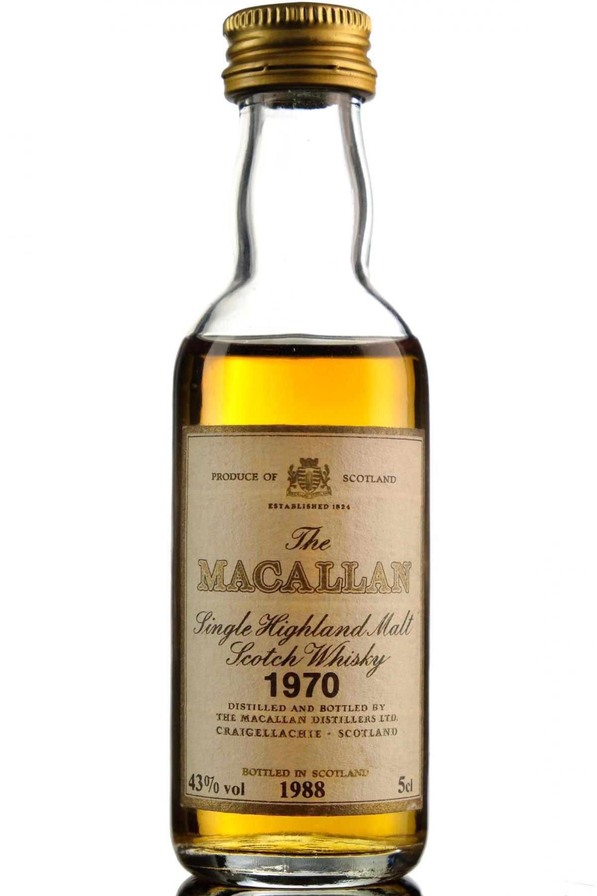 Macallan 1970-1988 Miniature