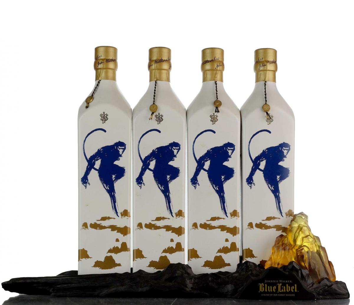 Johnnie Walker Blue Label - Year Of The Monkey Set With Stand