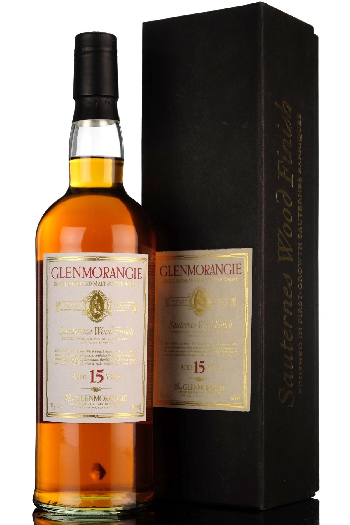 Glenmorangie 15 Year Old - Sauternes Wood Finish