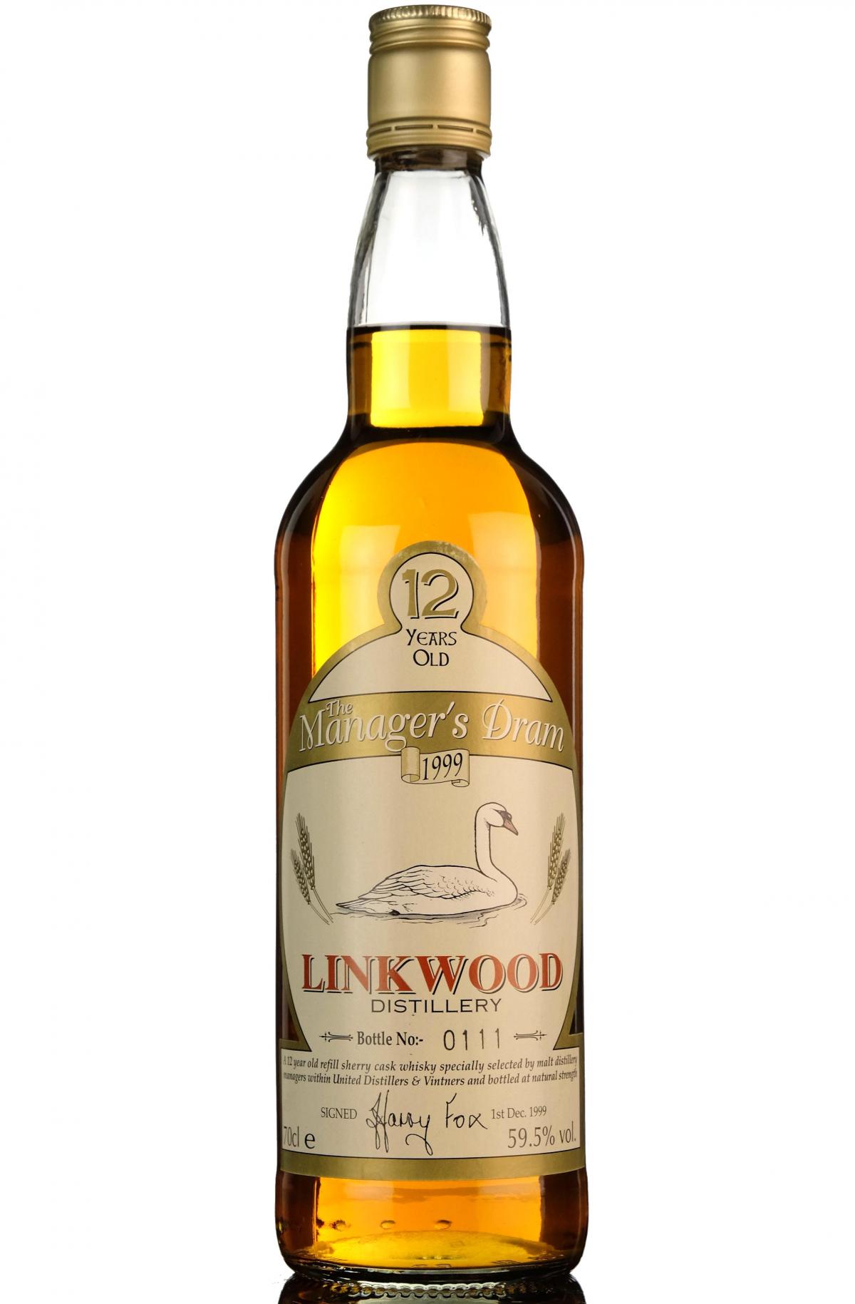Linkwood 12 Year Old - Managers Dram 1999