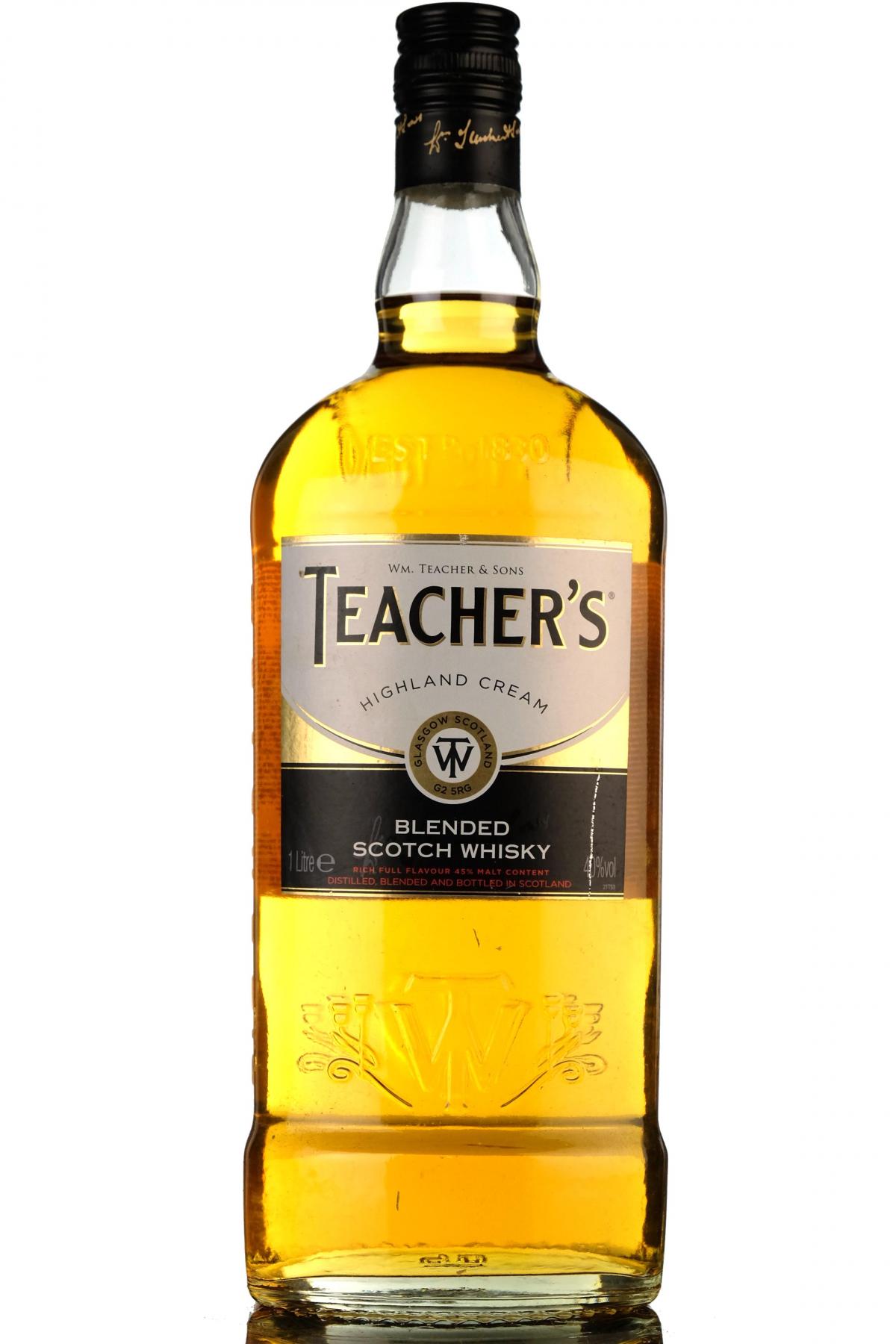 Teachers Highland Cream - 1 Litre