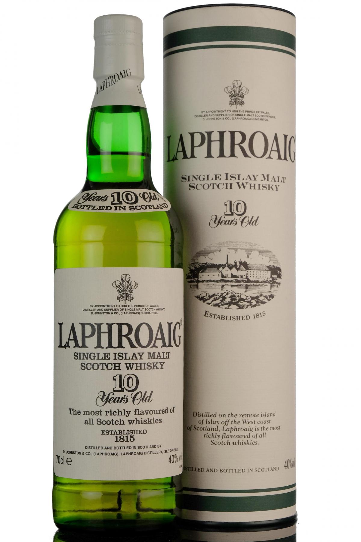 Laphroaig 10 Year Old - Late 1990s