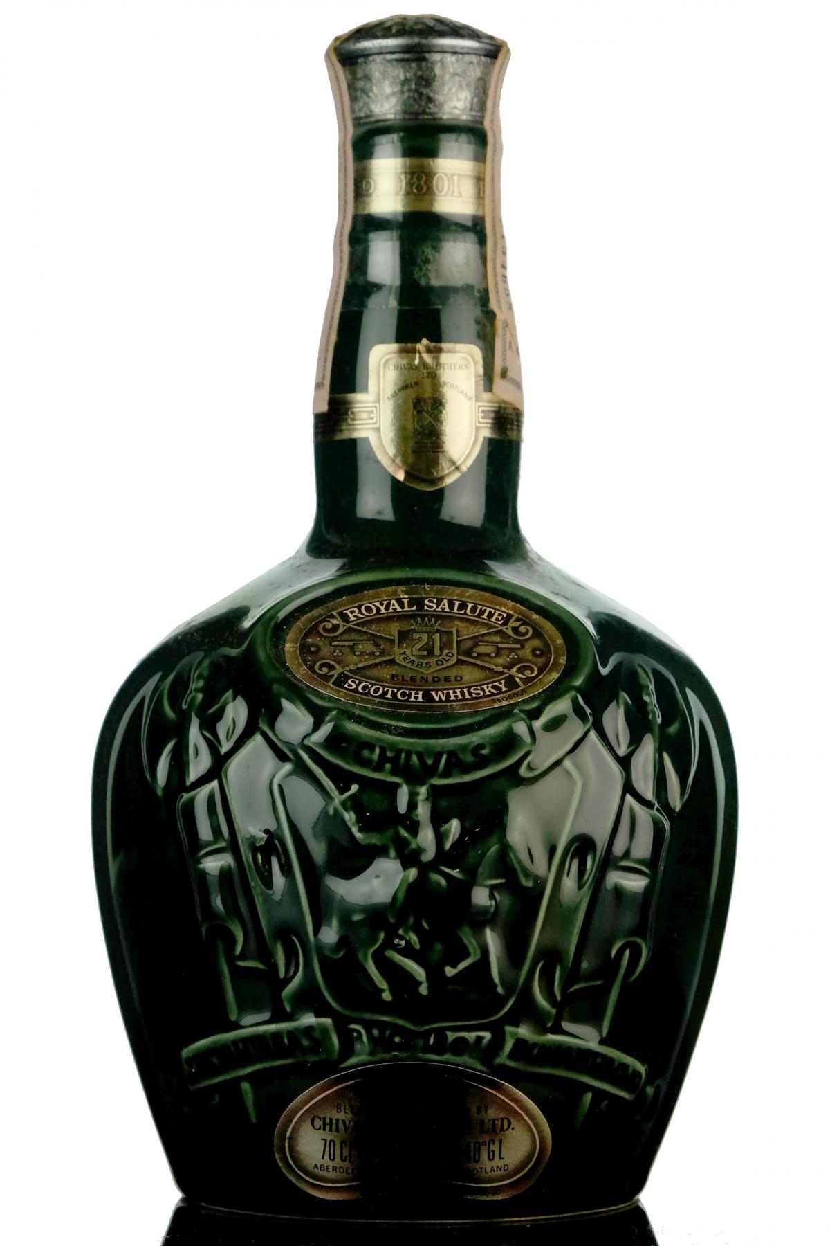 Royal Salute 21 Year Old - Green Decanter