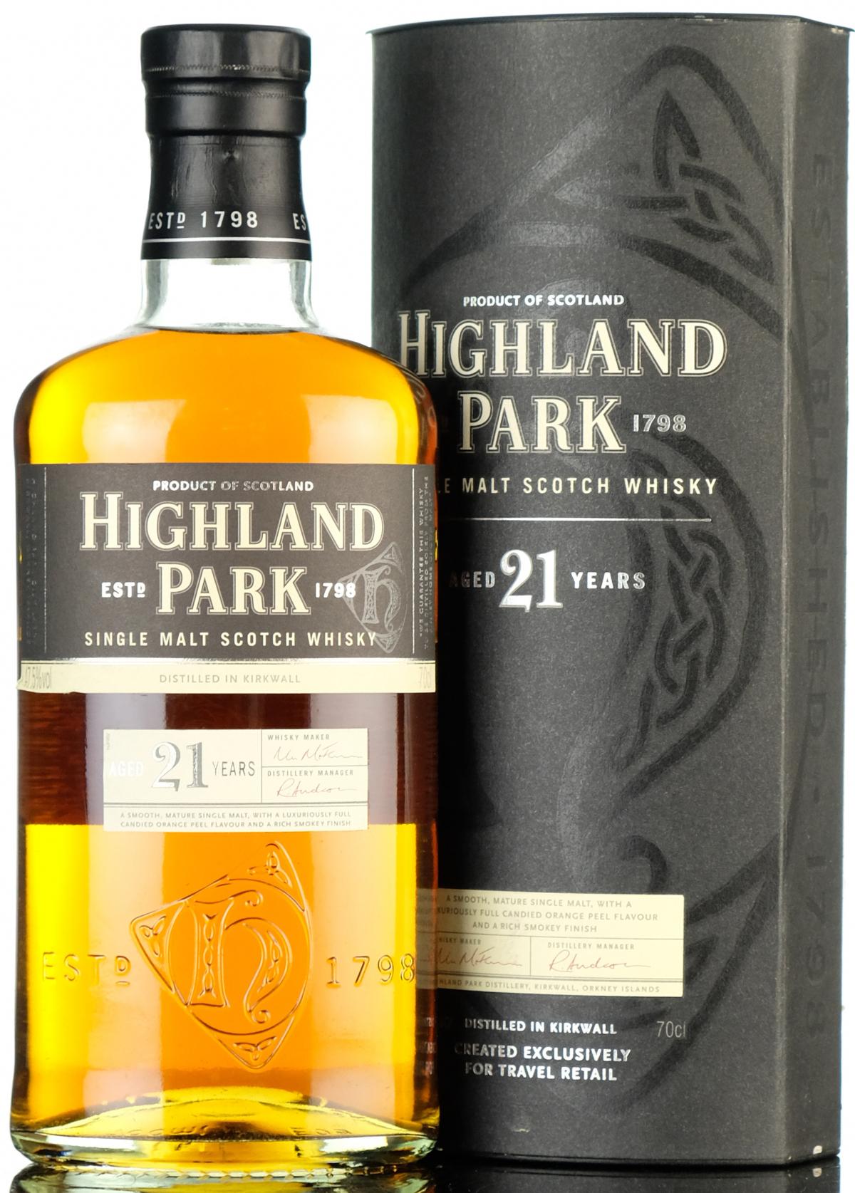 Highland Park 21 Year Old - 47.5%