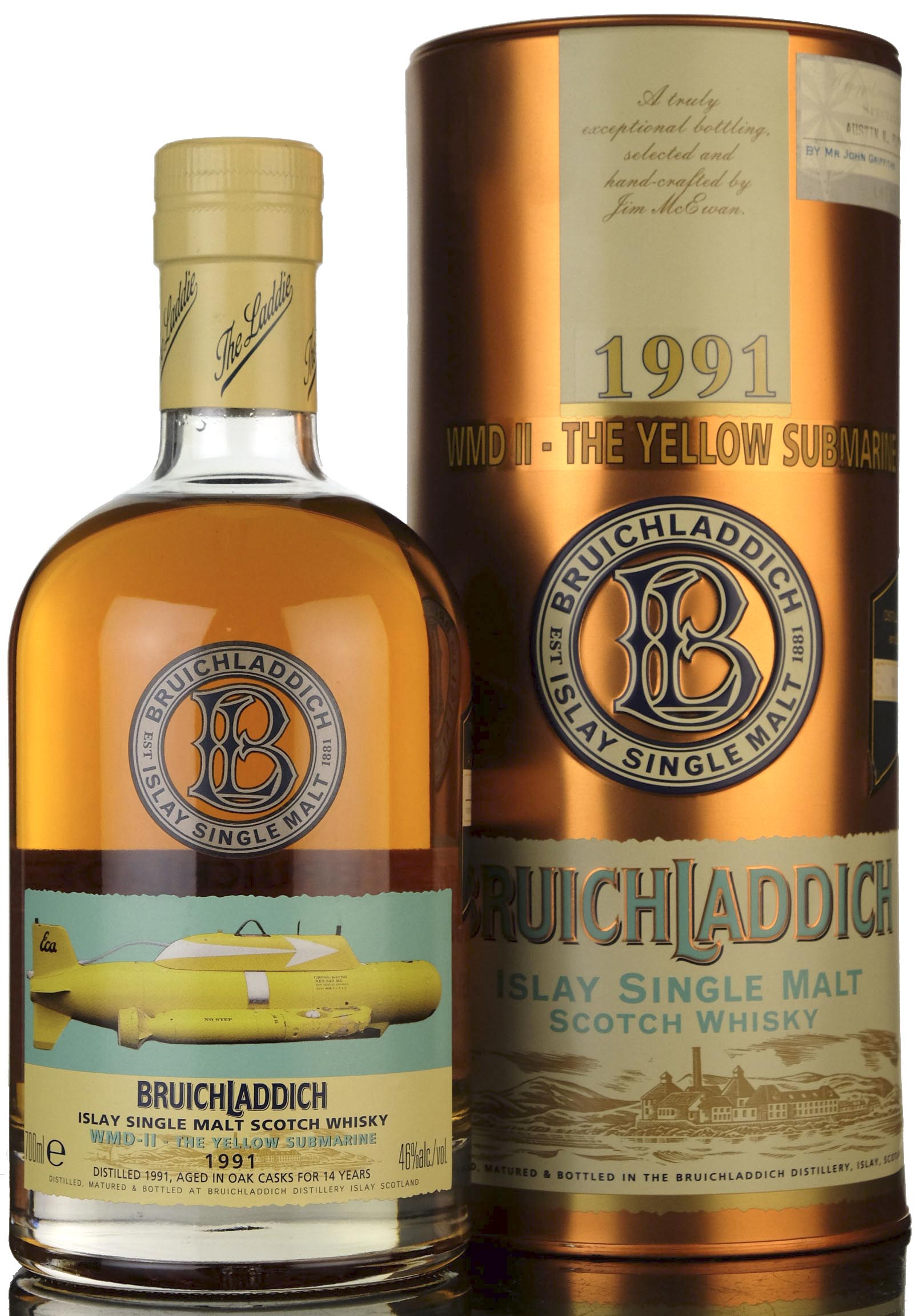 Bruichladdich 1991 - Yellow Submarine - WMD 2