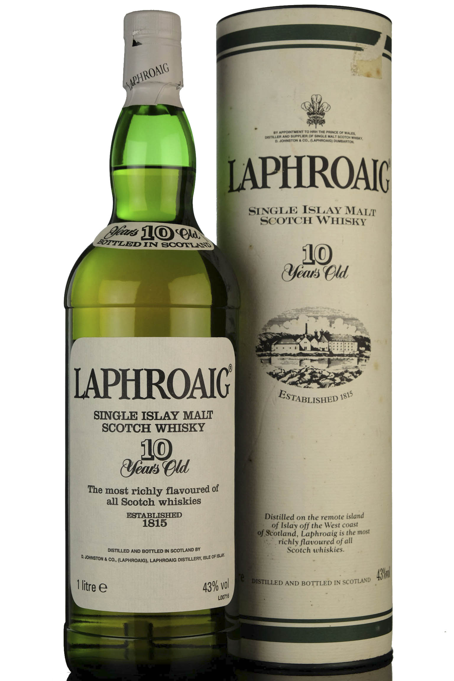 Laphroaig 10 Year Old - 2000 Release - 1 Litre