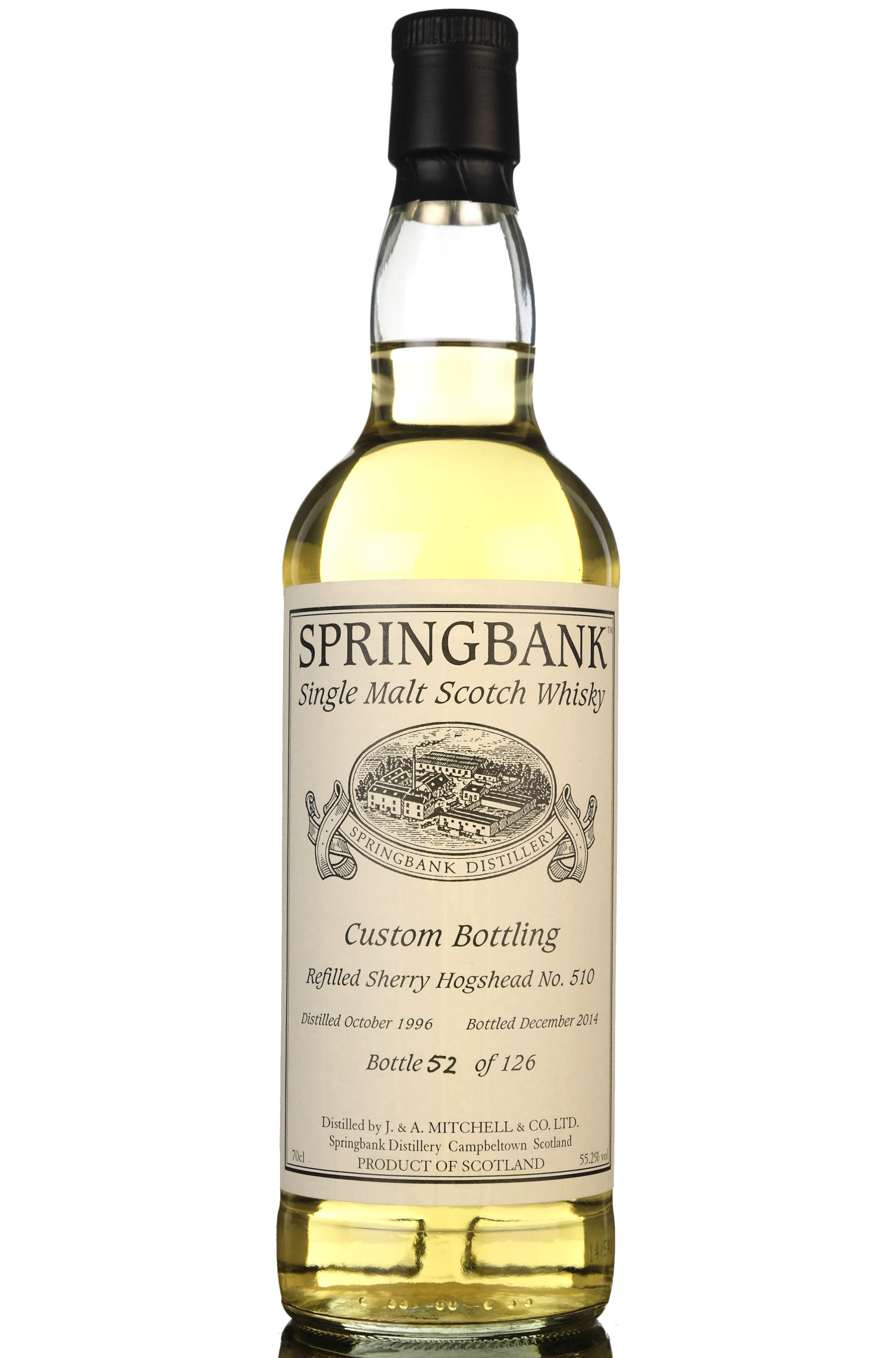 Springbank 1996-2014 - Custom Private Bottling - Single Cask 510