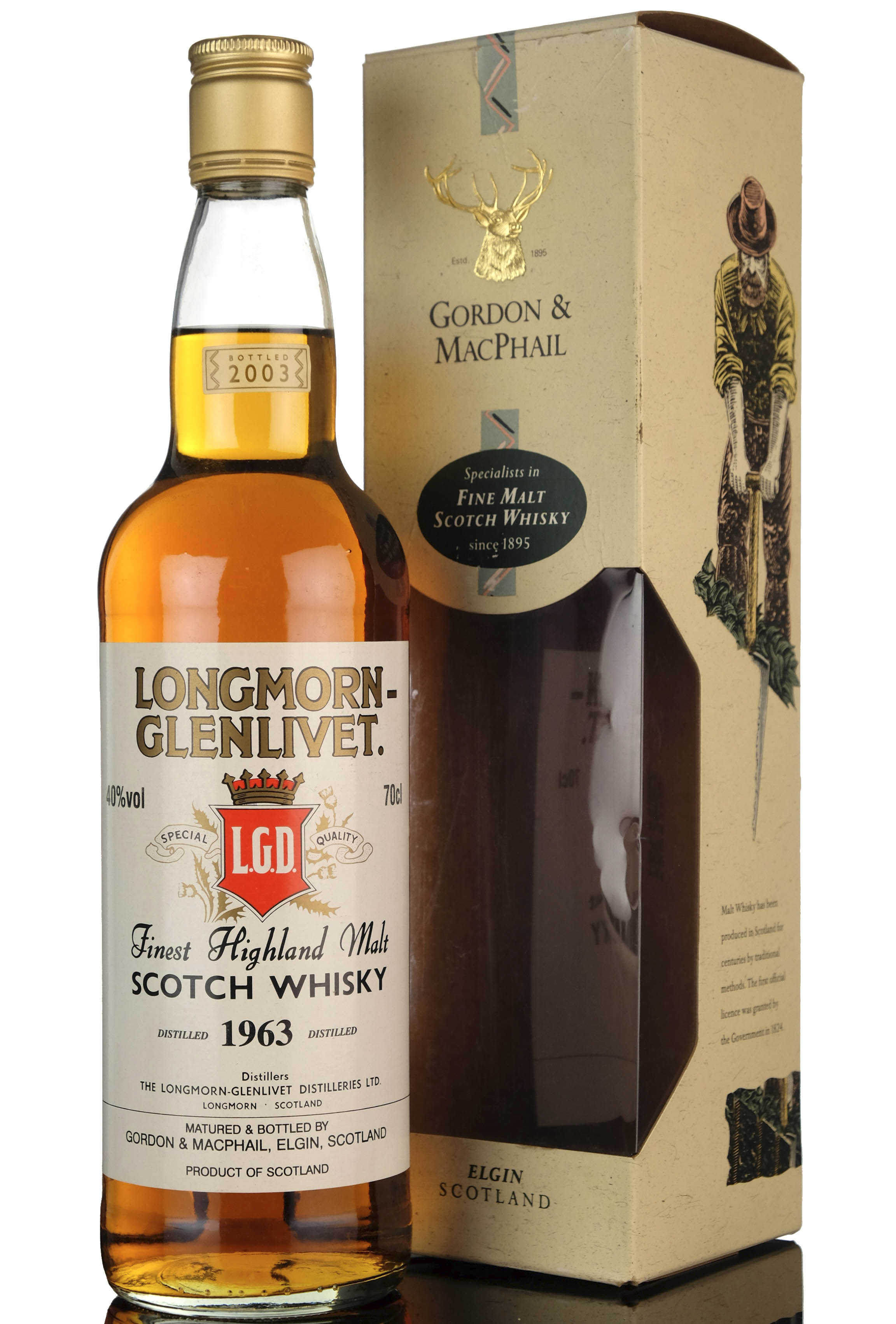 Longmorn-Glenlivet 1963-2003 - Gordon & MacPhail