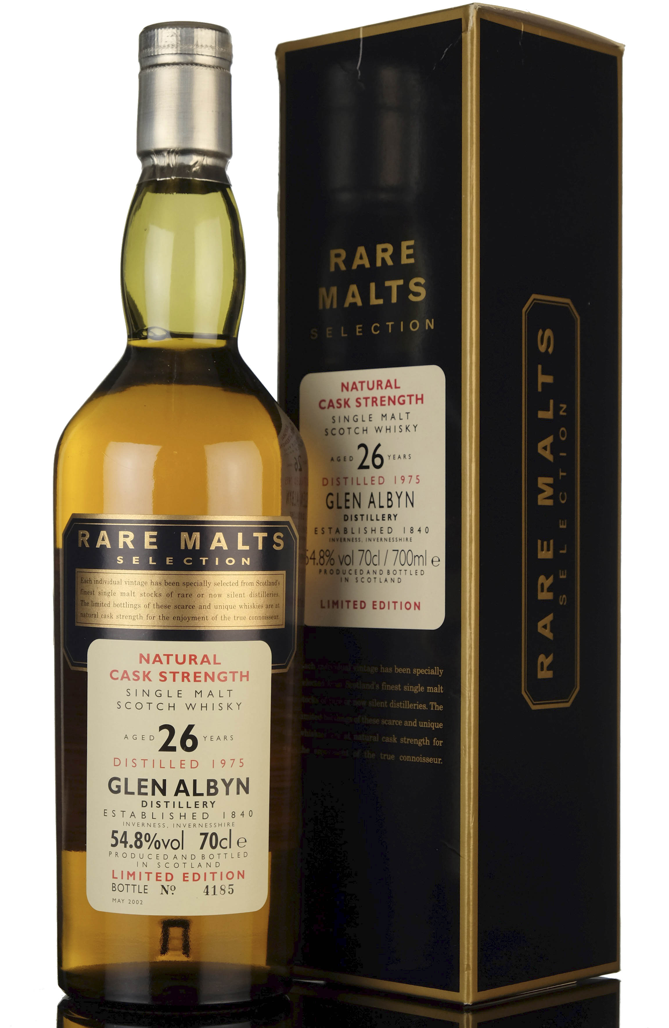 Glen Albyn 1975-2002 - 26 Year Old - Rare Malts 54.8%