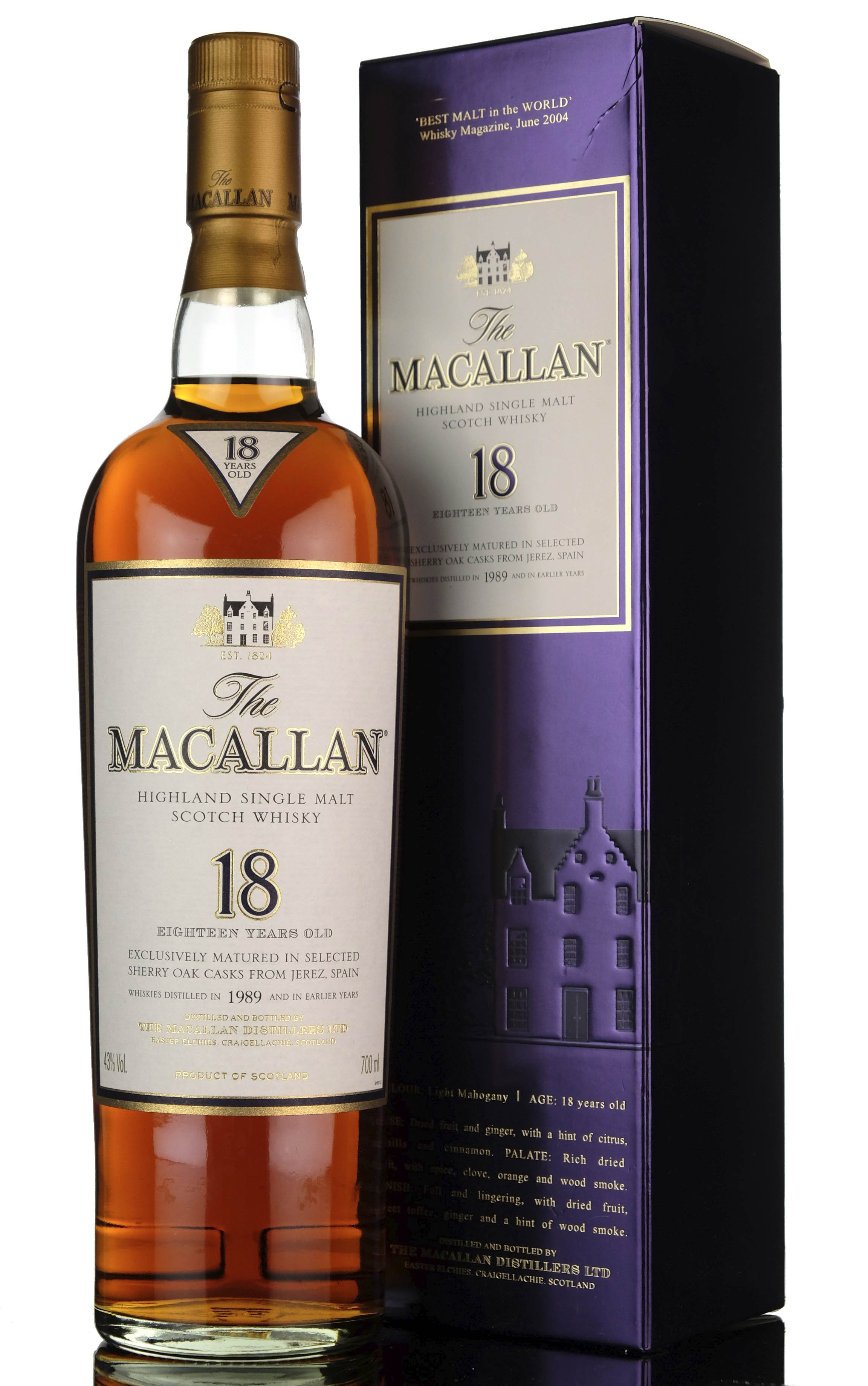 Macallan 1989 - 18 Year Old