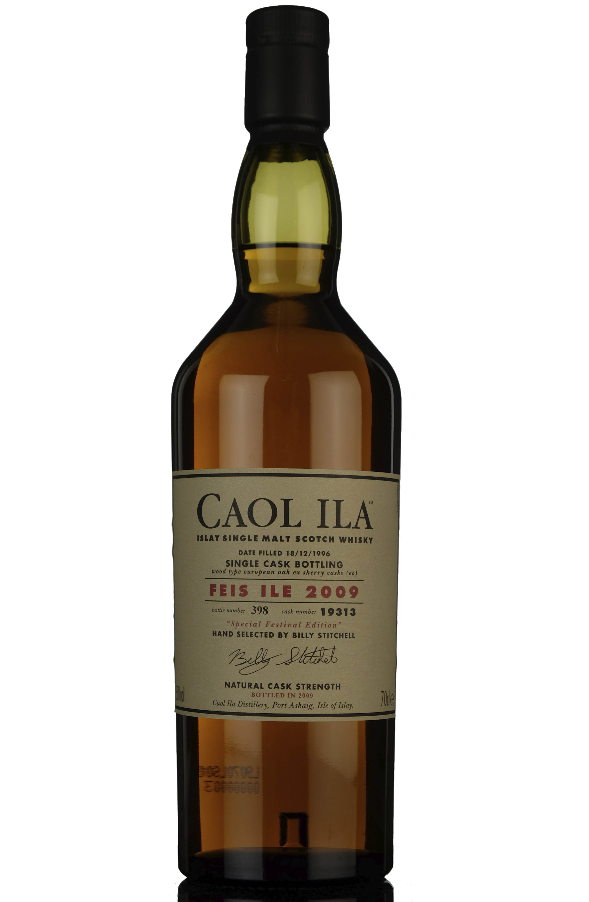 Caol Ila 1996 - Festival 2009 - Single Cask 19313