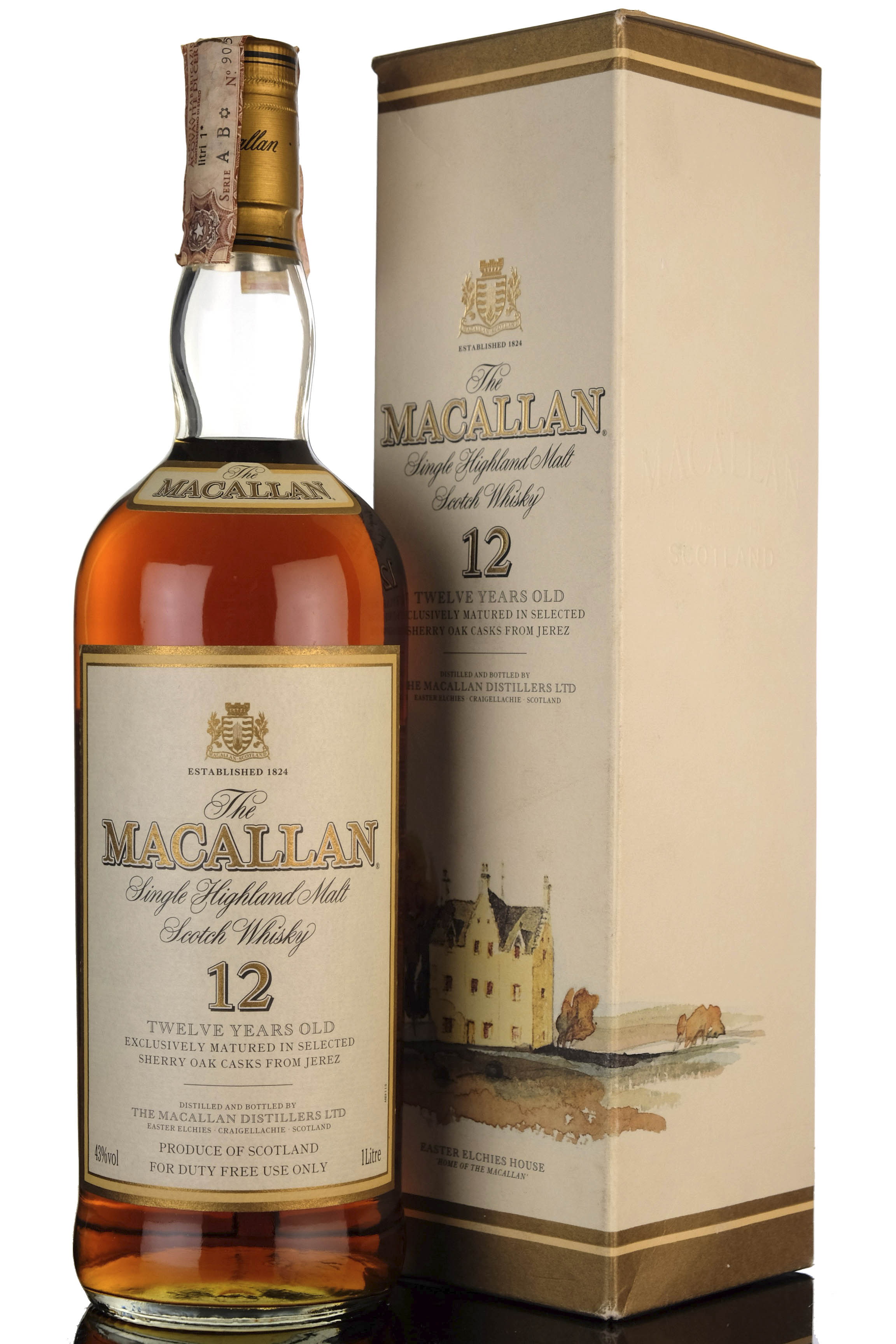 Macallan 12 Year Old - Sherry Cask - Early 2000s - 1 Litre