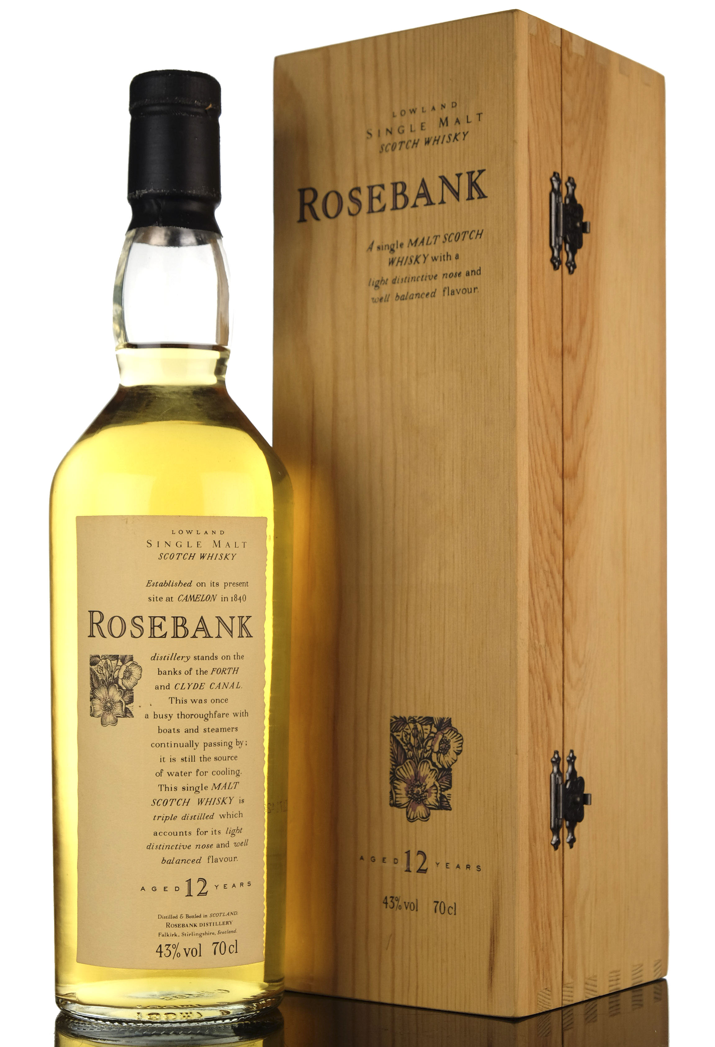 Rosebank 12 Year Old - Flora & Fauna - Wooden Box Series