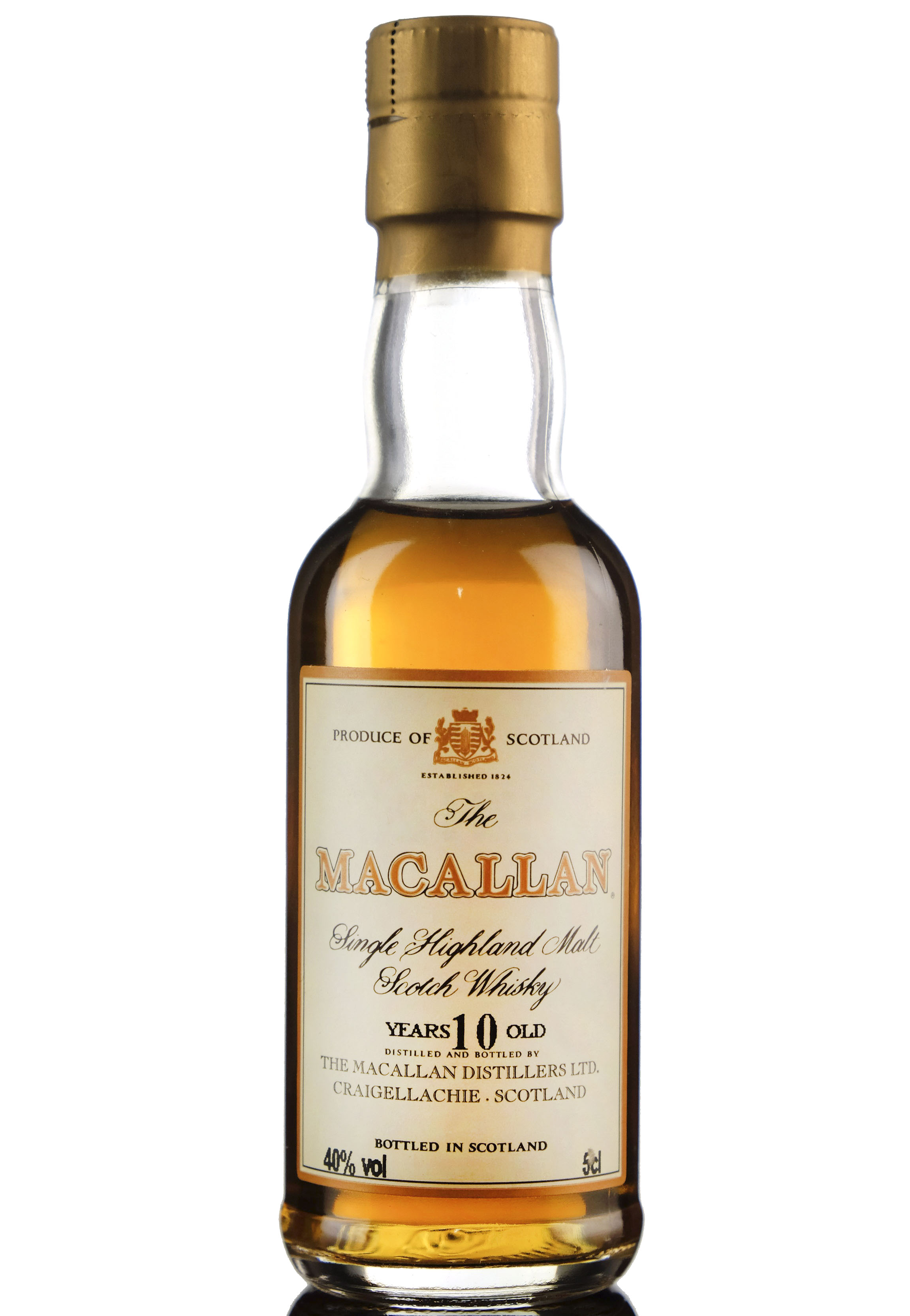 Macallan 10 Year Old - Miniature - Circa 1990s