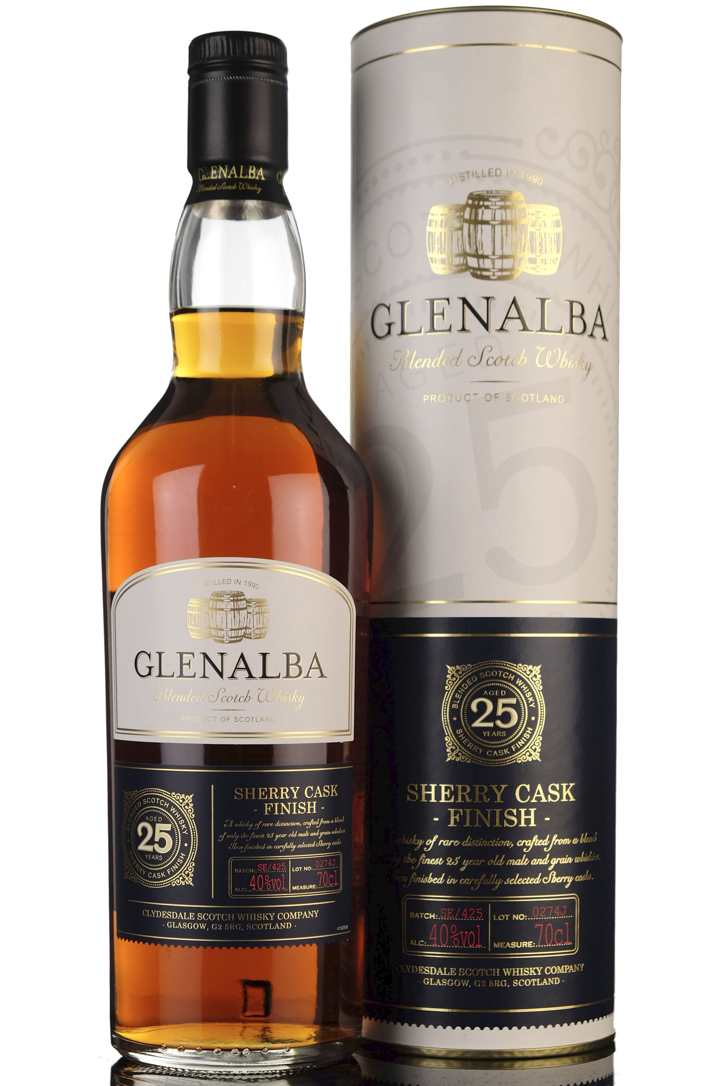 Glenalba 25 Year Old - Sherry Cask